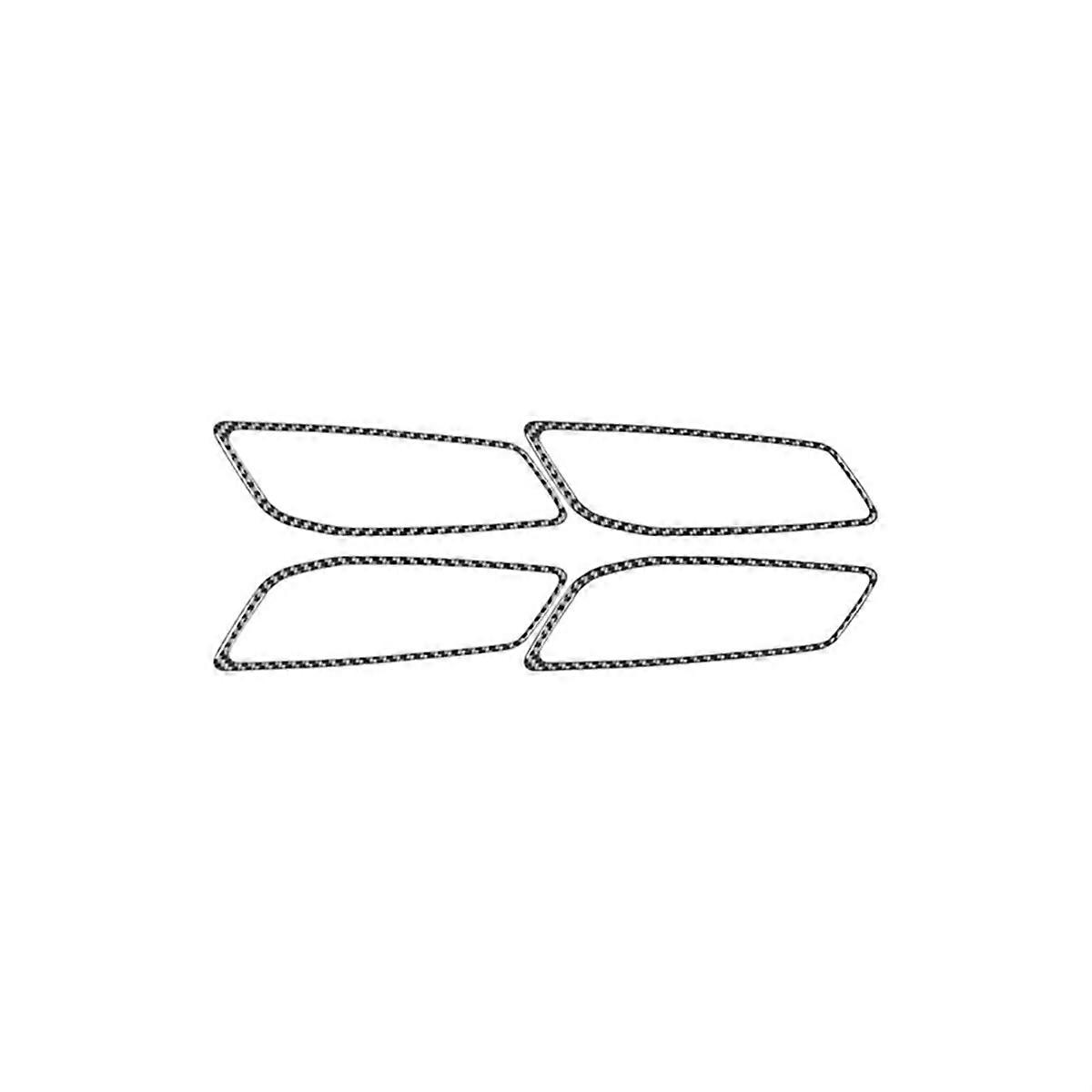 Carbon Fiber Inner Door Handle Frame Cover Trim
