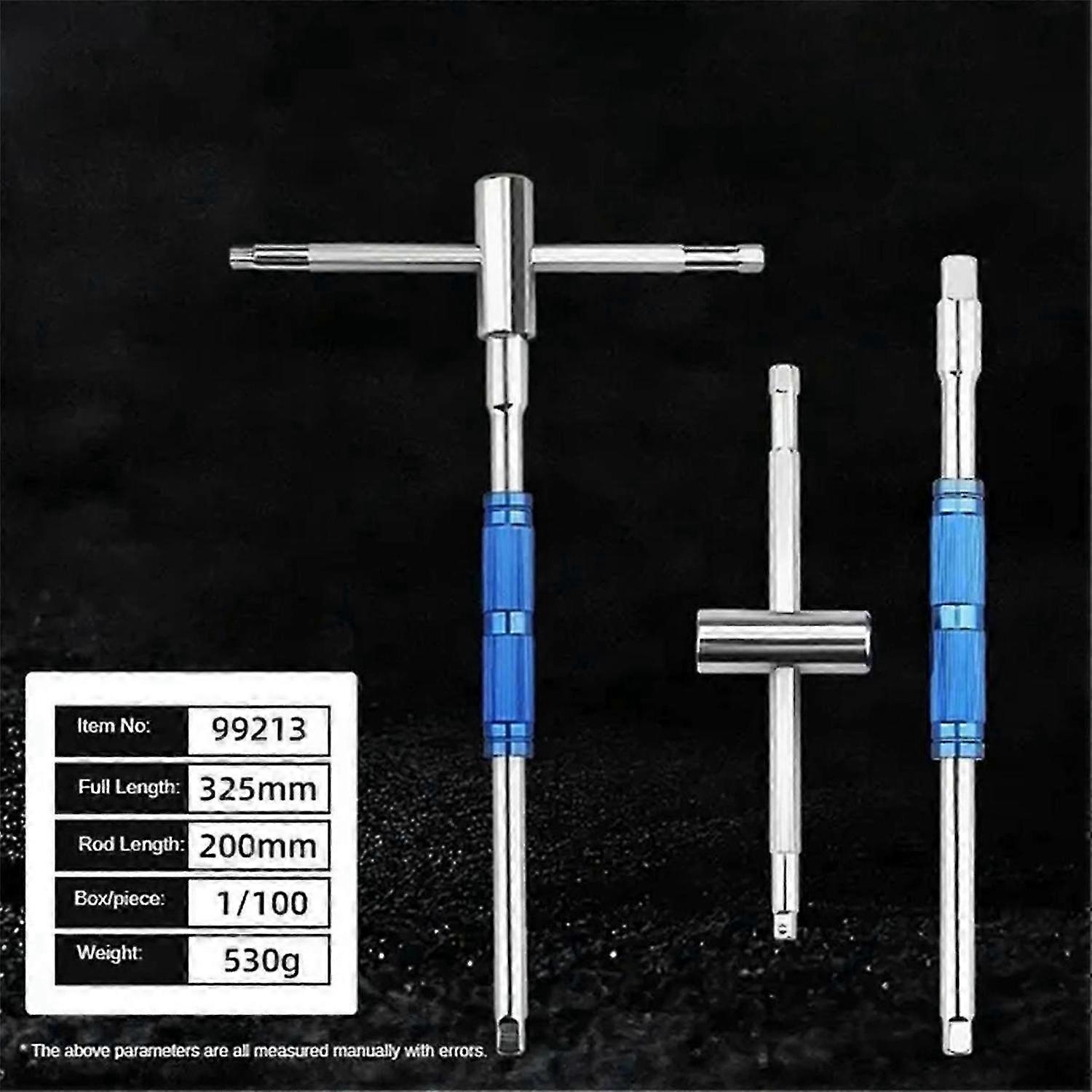 T Handle Hexagon Wrench Versatile Adjustable Maintenance Socket Tool