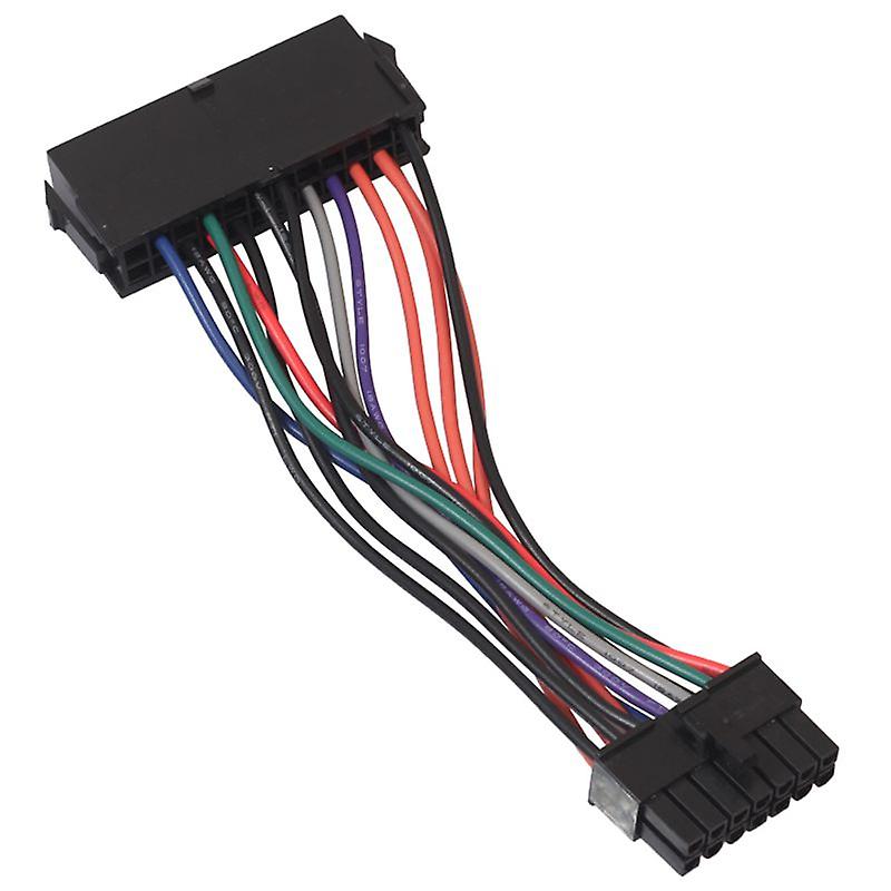 15cm Power Supply Cable Cord 18AWG Wire ATX 24 pin to 14 pin Adapter Cable for Q77 B75 A75 Q75 Moth