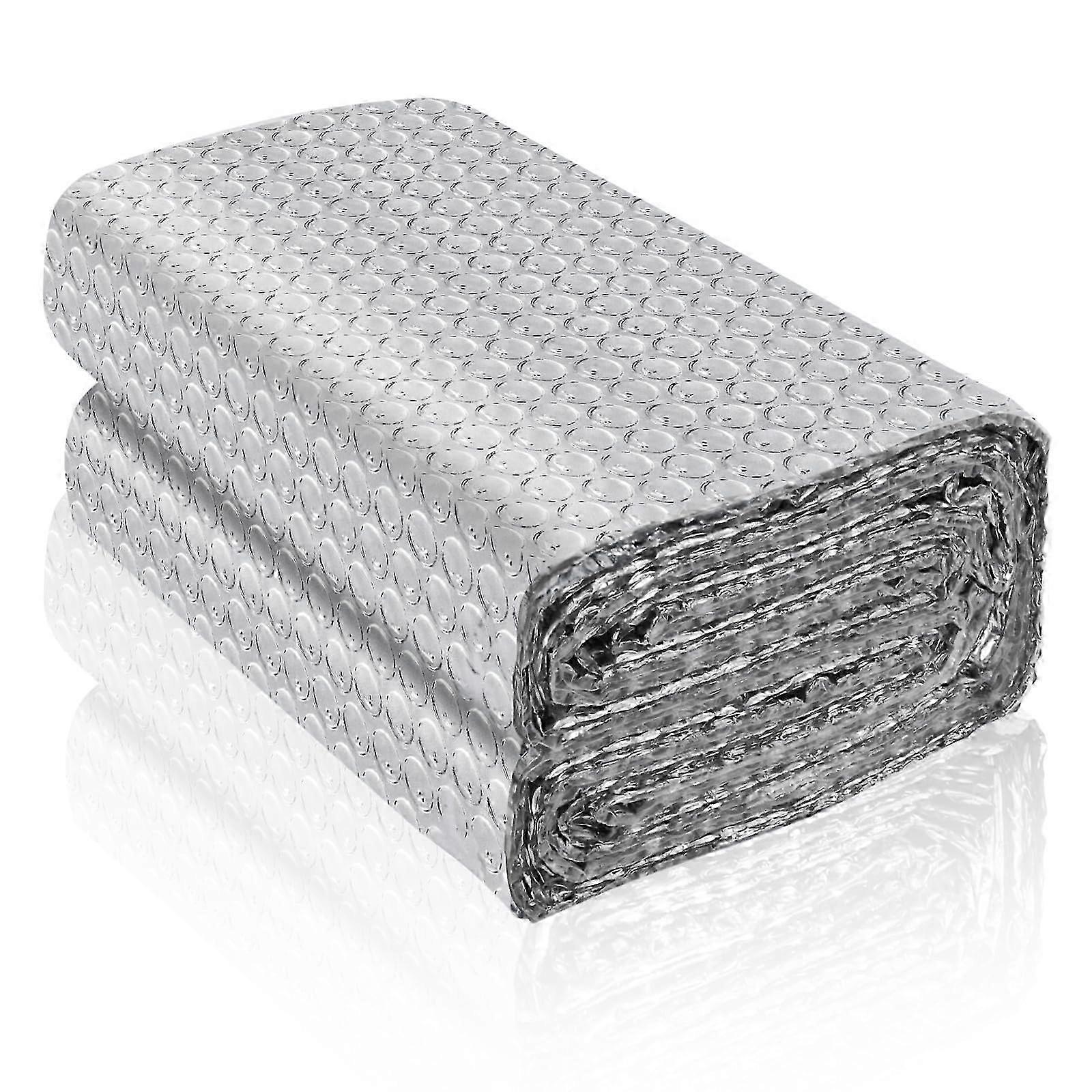 1 Roll 23.6''x 10Ft Reflective Foil Insulation Double Reflective Bubble Insulation Sheet 2025