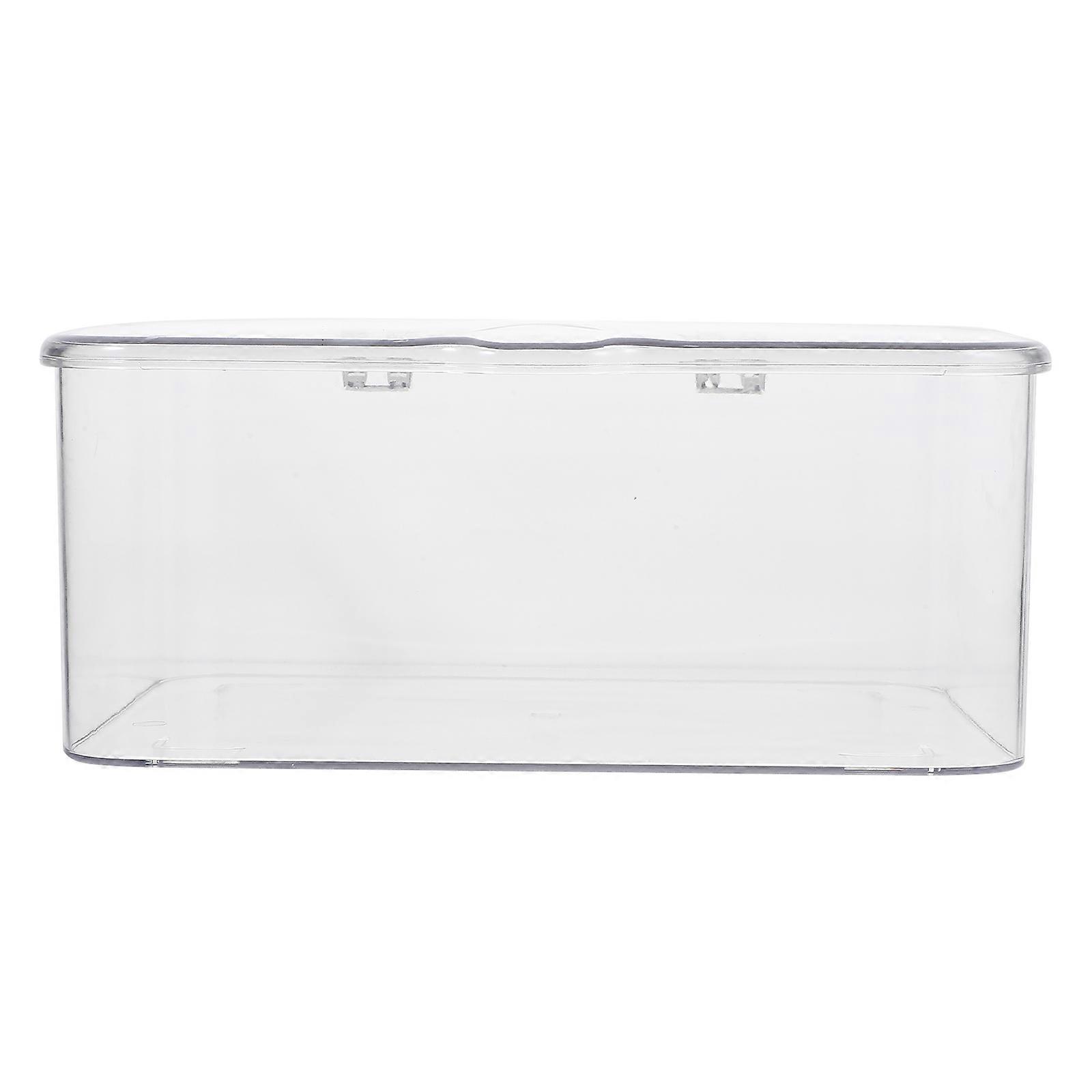 Large Capacity Transparent Desktop Storage Box for Organization 3Pcs