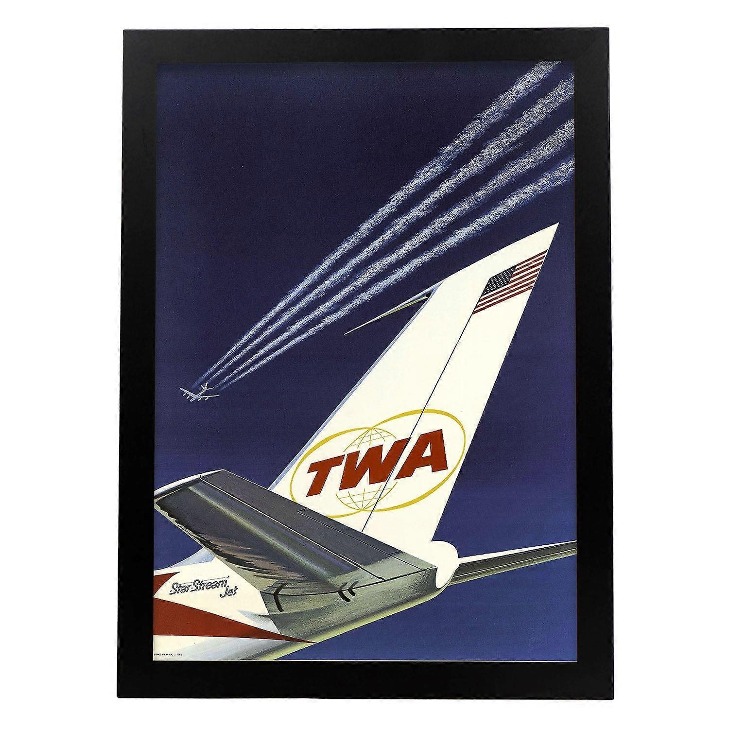 Affiche Twa-plane-tail-fin