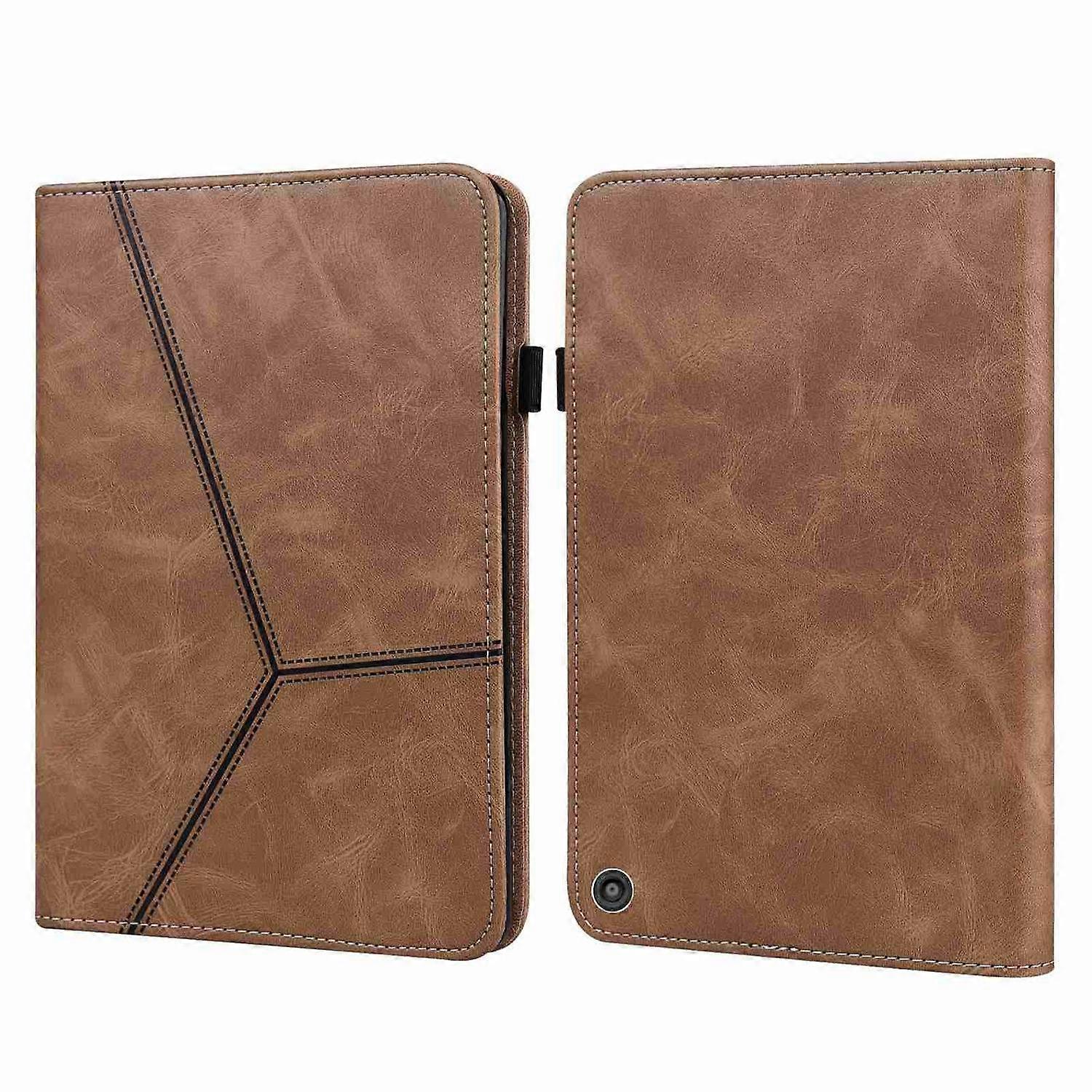 Striped PU Tablet Case For Amazon Kindle Fire HD 10 2023
