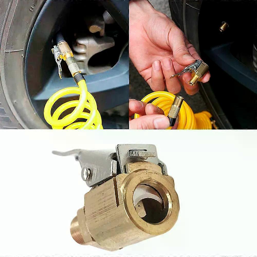 8mm hose end for wheel swing fitting adapter quick release pump tip metal with valve