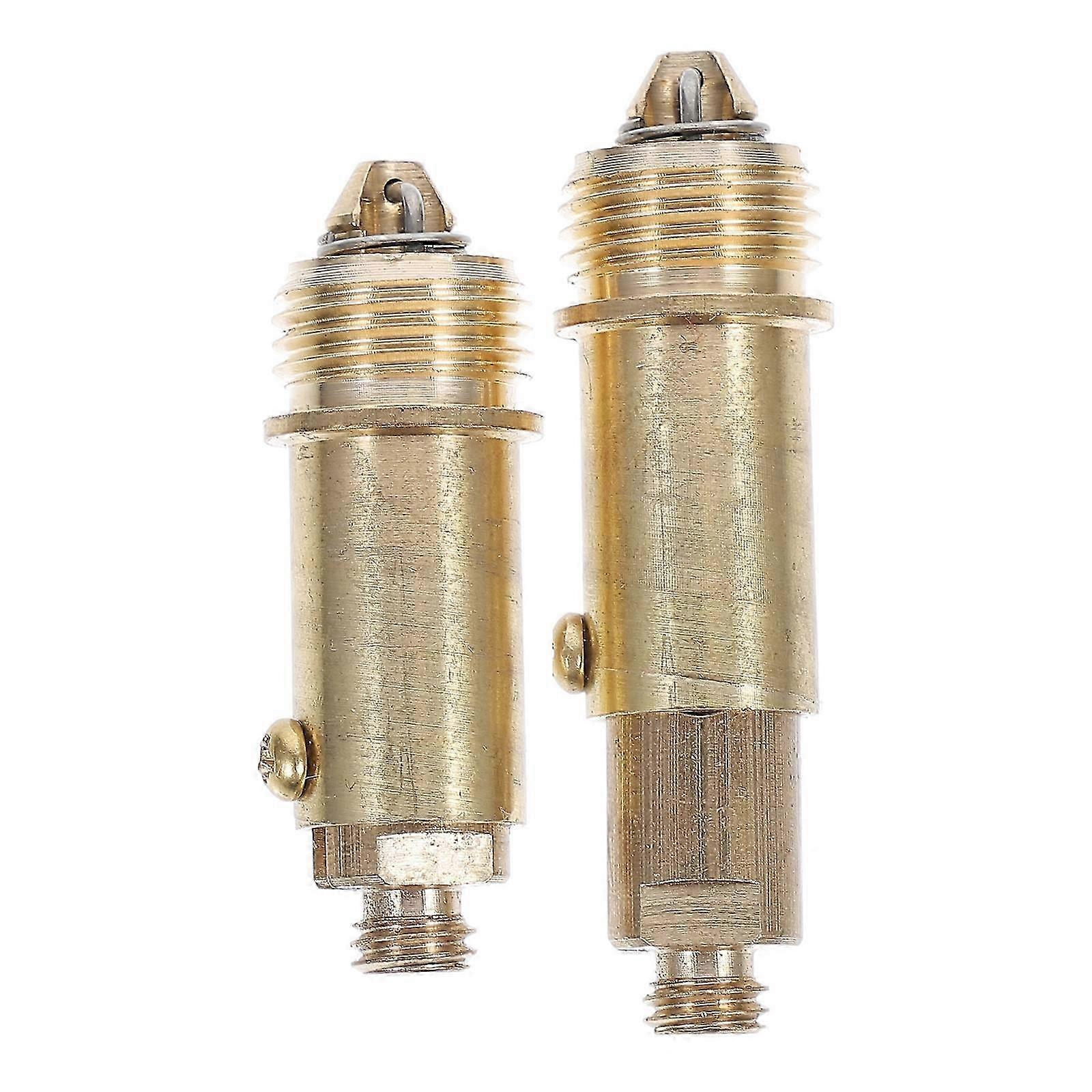2pcs Pop-up Bolt Drain Waste Click Clack Bolt Replacement Push Spring Plug4.70X1.50X1.50CMGolden SZRH G