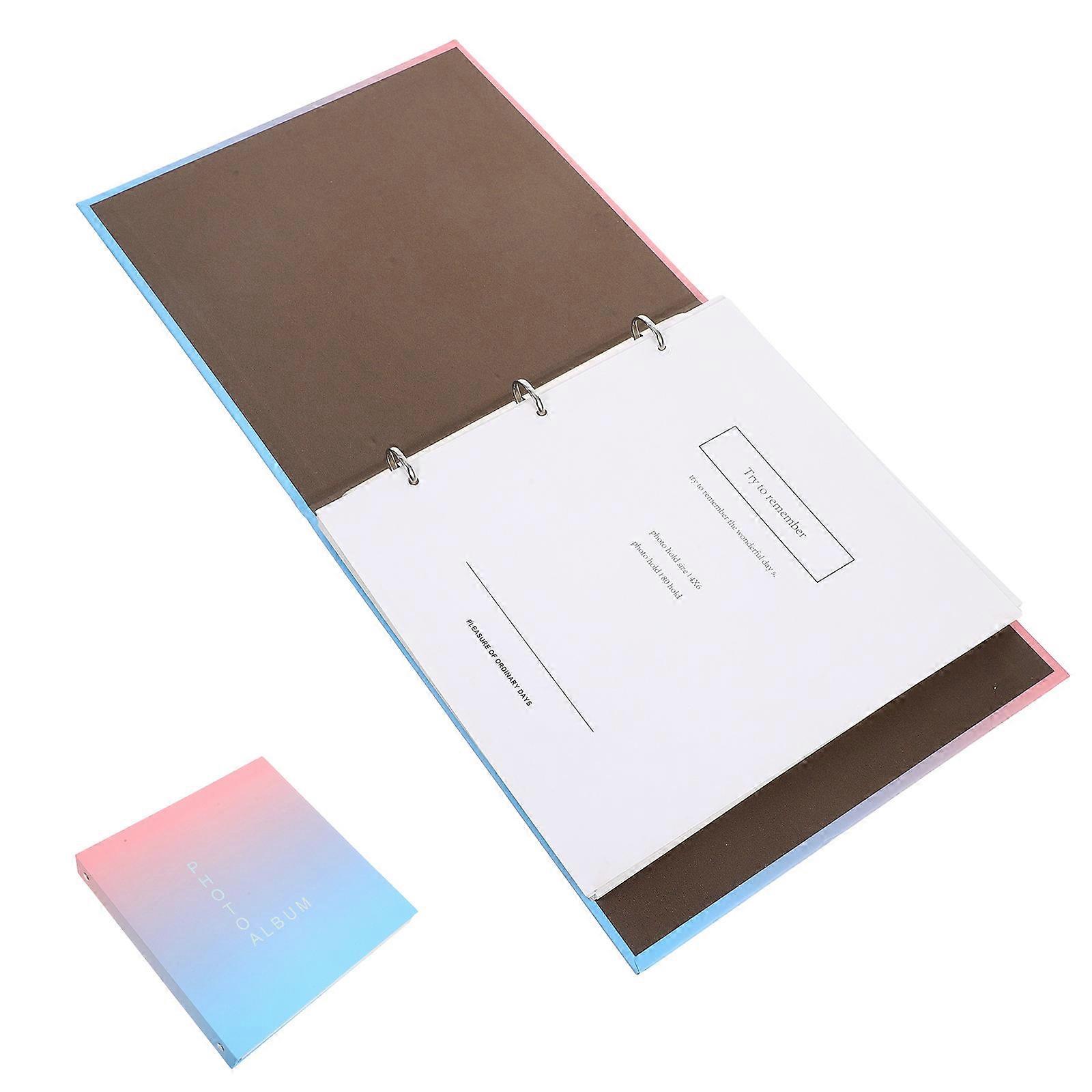 Scrapbook Album with Sticky Pages for Storage 3Pcs Binder