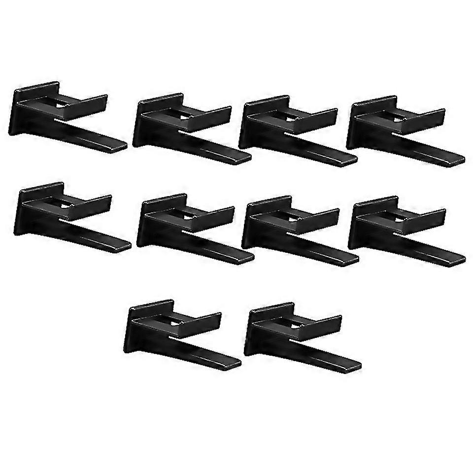 For Baseball Cap Hooks Wall Mount Hats Organizer Holders Black