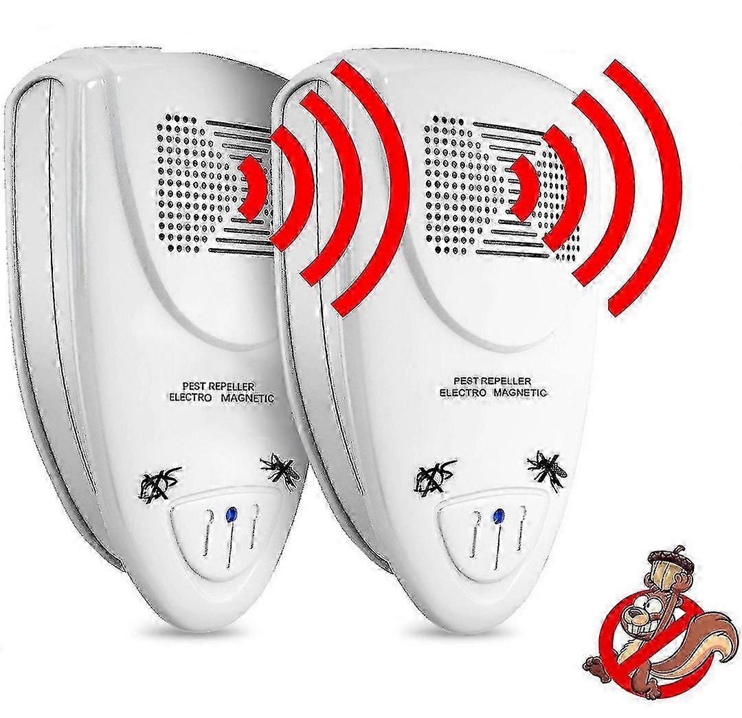 Ultrasonic Squirrel Repeller Pack Of 2 - Get Rid Of Squirrels In 72 Hours-ss