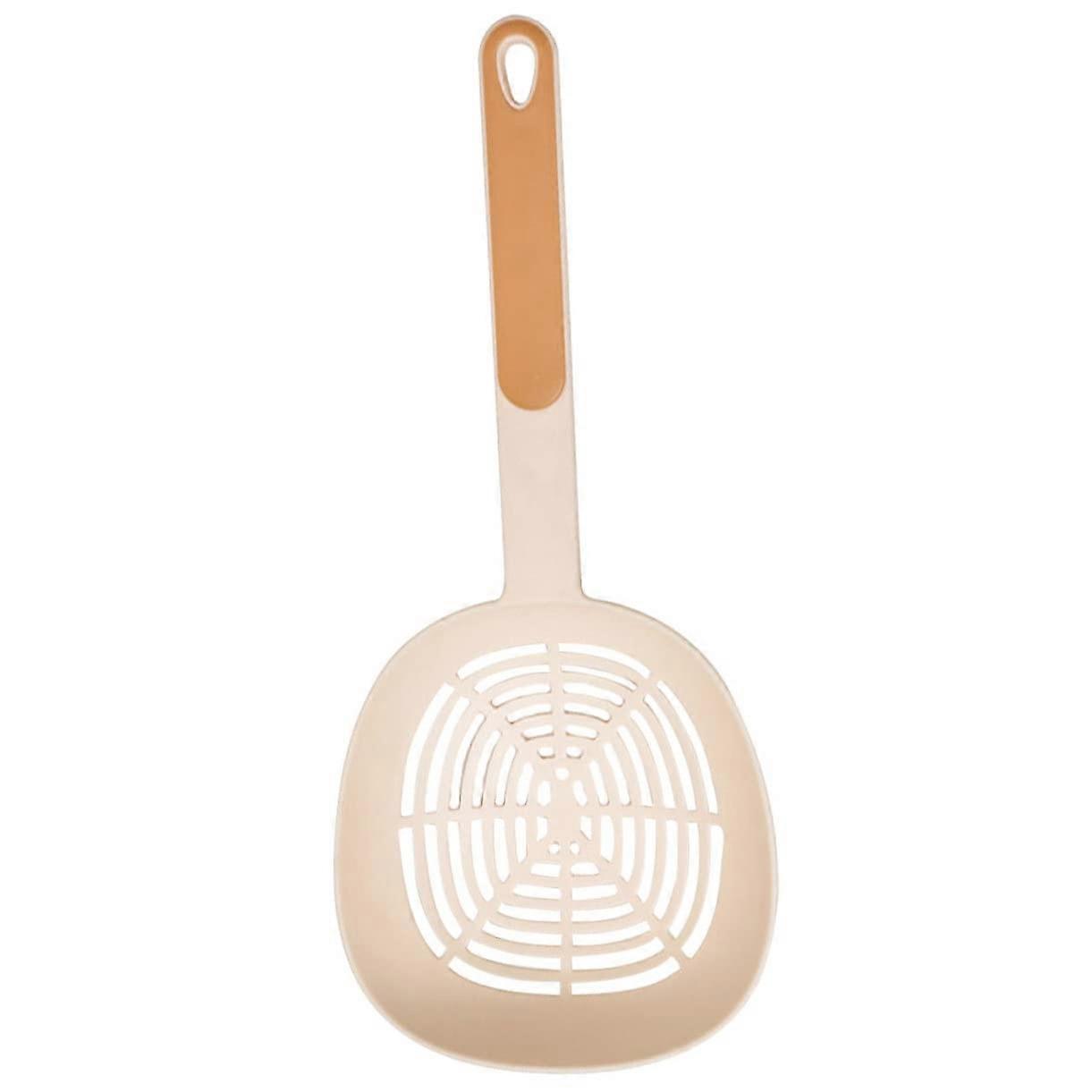 Long Handled Slotted Spoon For Colander And Dumpling Strainer, Pasta Server Utensil