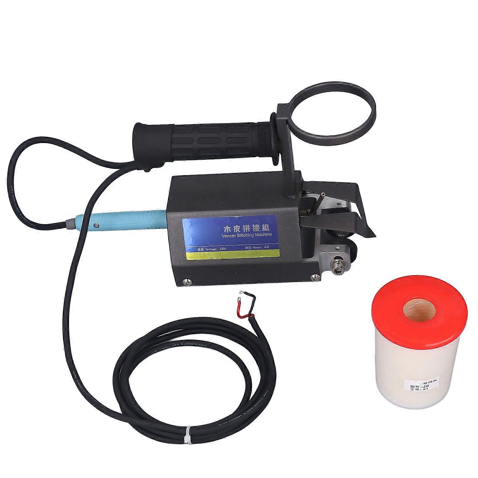 Automatic Wood Veneer Stitching Machine Portable Quilting Machine for Woodworking Use 220V