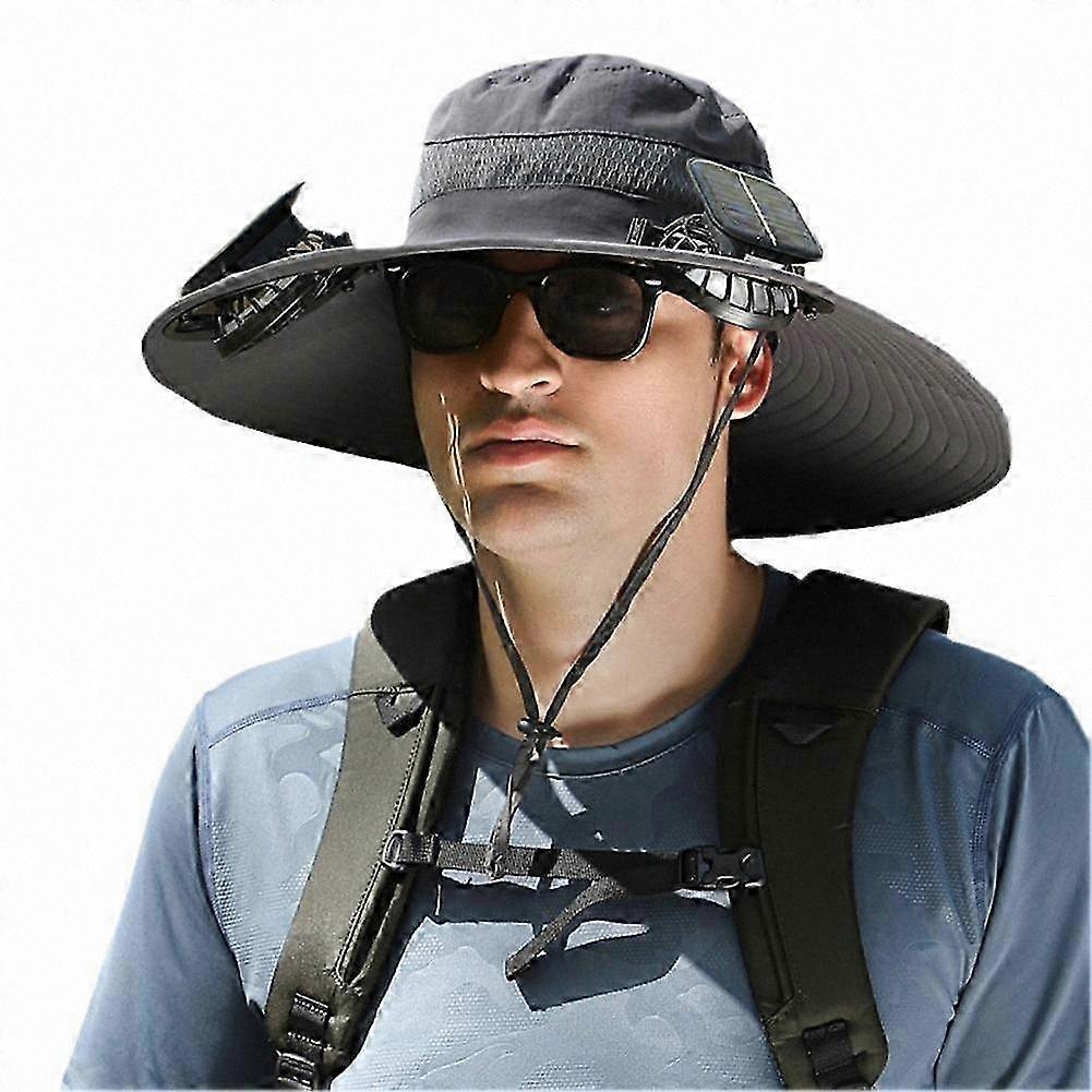 UV Protective Solar Hat for Men with Windproof Design and Summer Outdoor Functionality