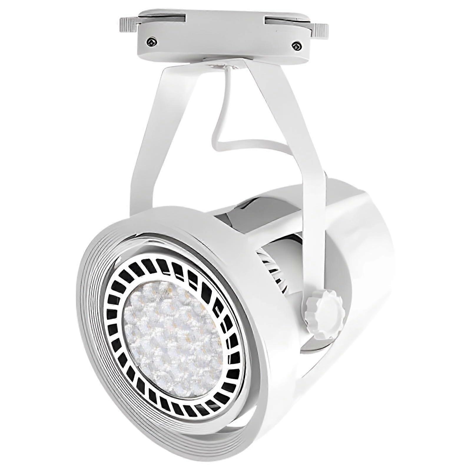 White Led Track Lighting Adjustable Spot Head Mount Fixture For Retail Display And Commercial Display