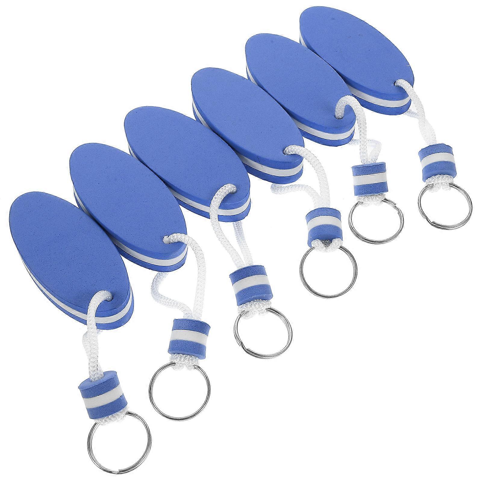 Eva Floating Keychains for Water Sports Surfboard 30Pcs Blue Set