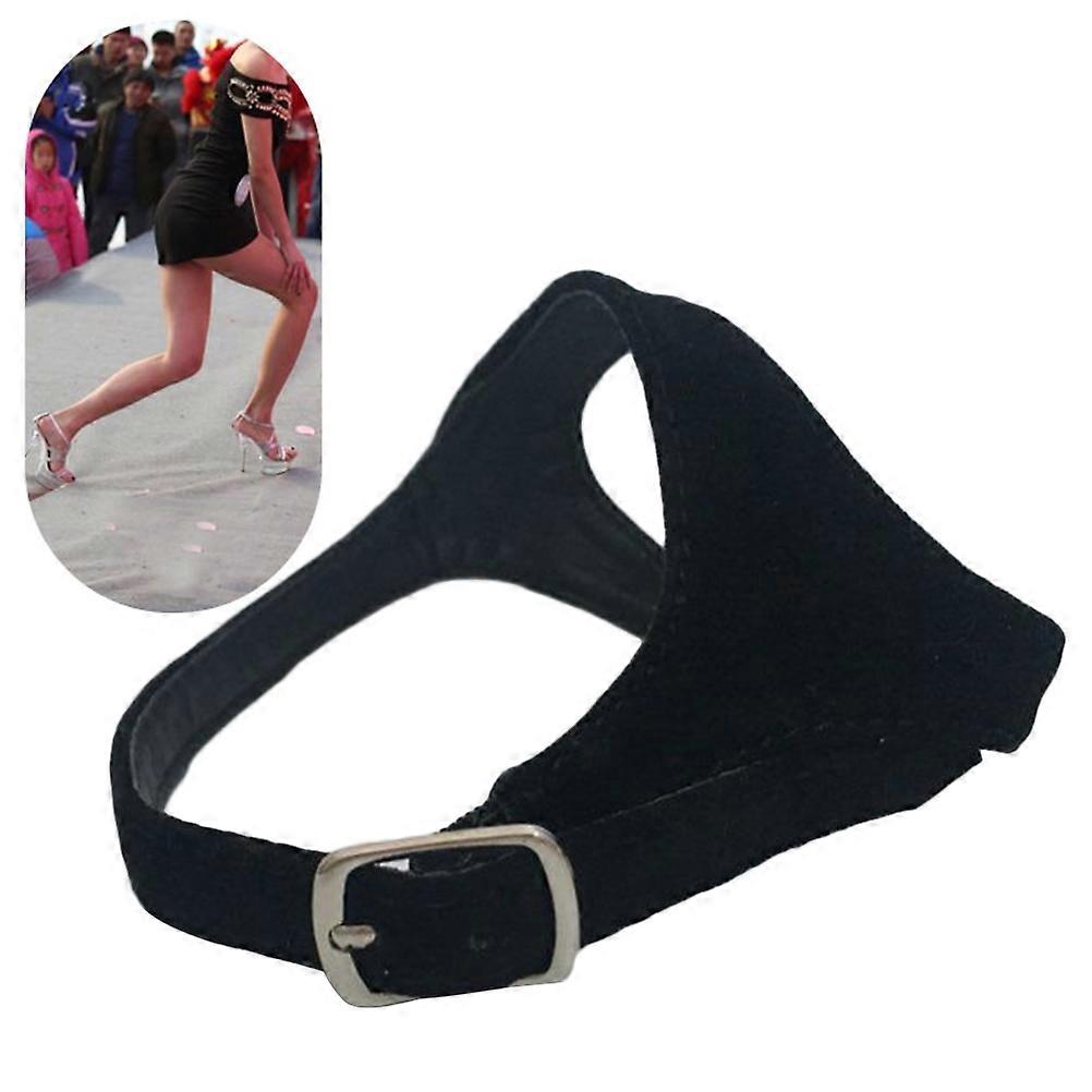 Anti-loose Shoelace High Heel Shoes DIY Shoe Accessory Daily Use 2Pcs Black Elastic