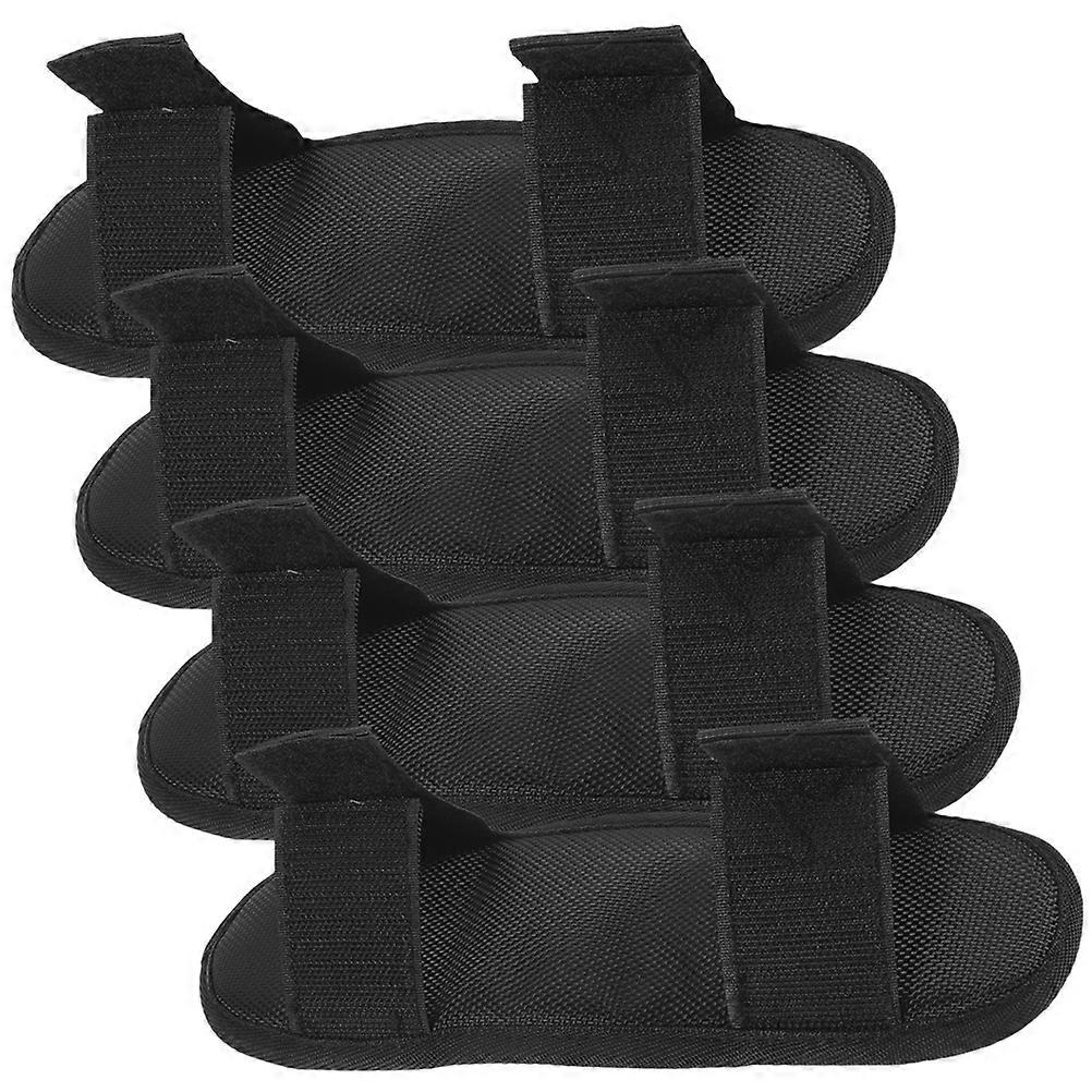 Shoulder Pad Backpack Strap Cushion 4Pcs For Camera Bag Laptop Bag Durable Black Nylon Replaceable