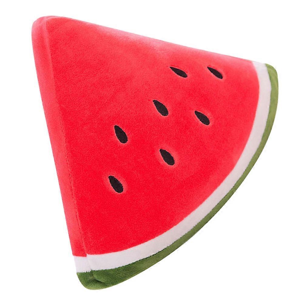 Fruit Pillow Plush Watermelon Cushion Throw Pillow for Decoration 3Pcs
