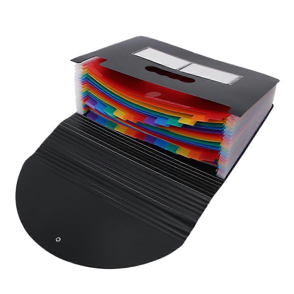 File Folder Accordion Folder for Files Holding Multilayer Rainbow Design