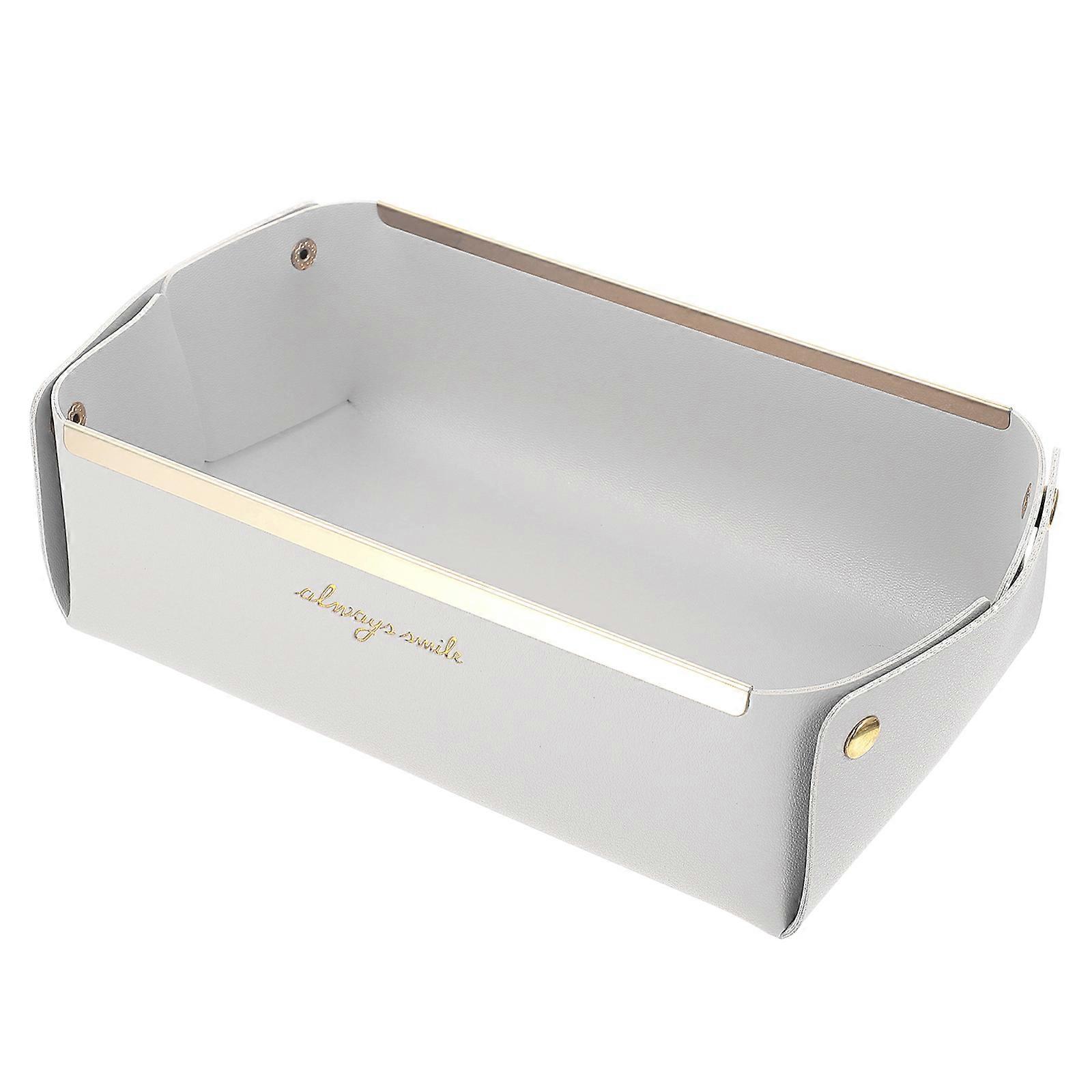 Nordic Sundries Tray for Desktop Storage with 2Pcs Holder
