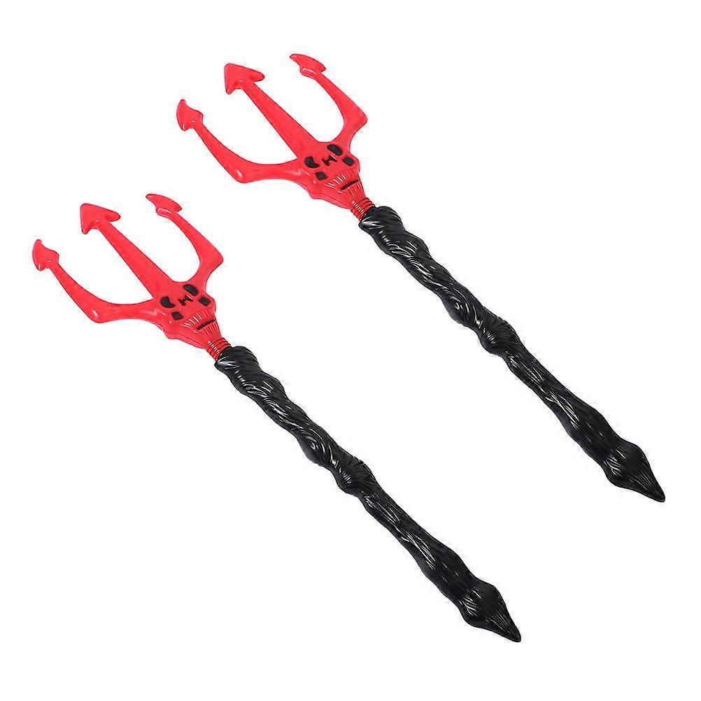 Simulation Halloween Trident Props for Costume Party 4Pcs