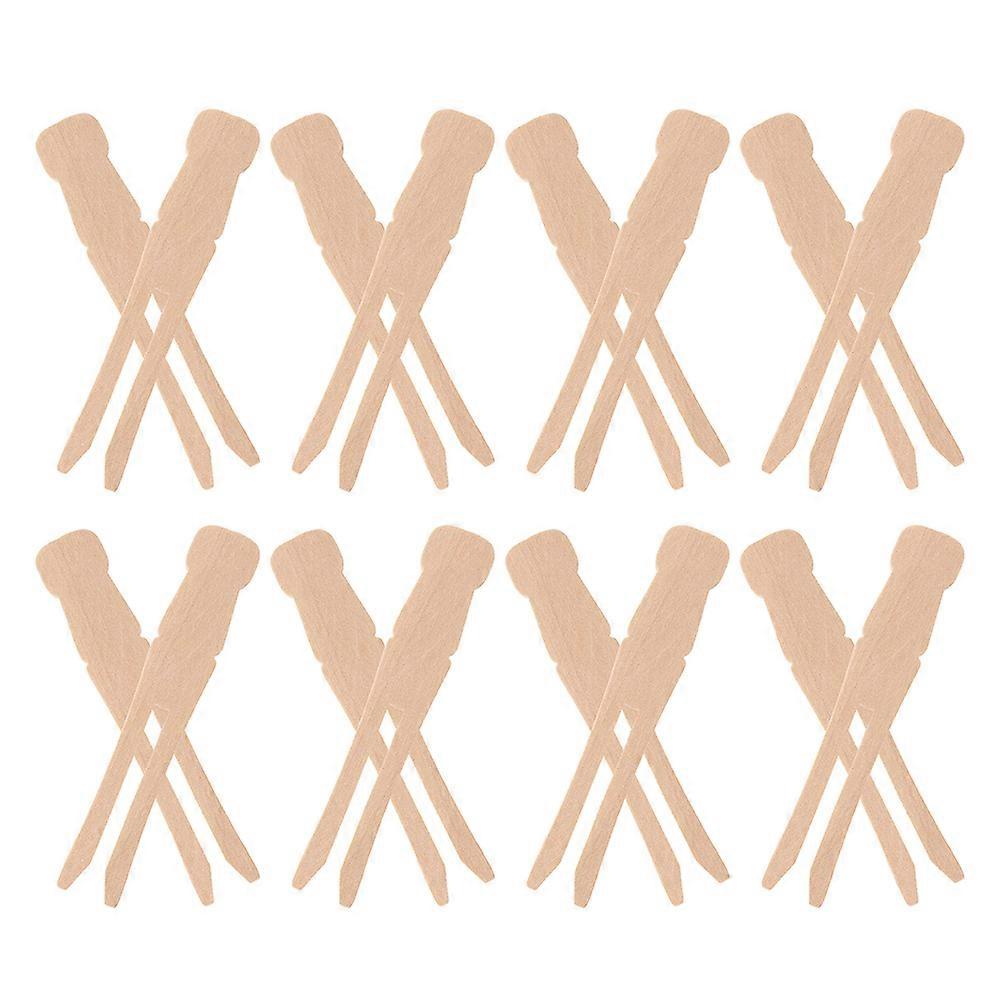 200Pcs Round Wooden Clothesline Pins Vintage Style For Quilt Drying Photos Display Laundry Craft Projects Light Yellow Material
