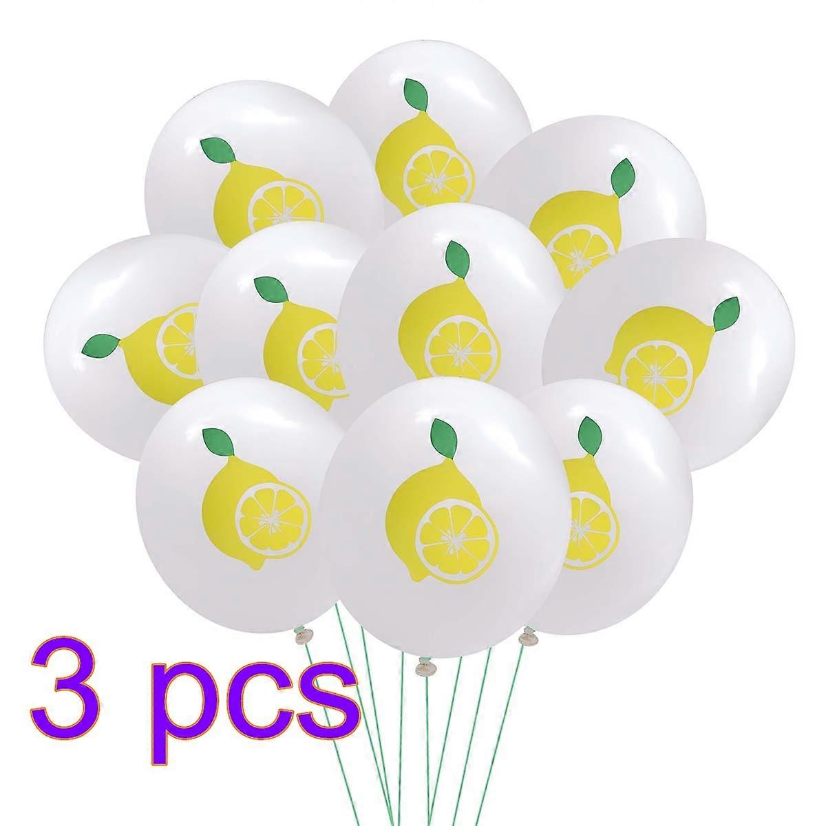 Latex Balloons Lemon Pattern for Wedding Party Decoration 12inch