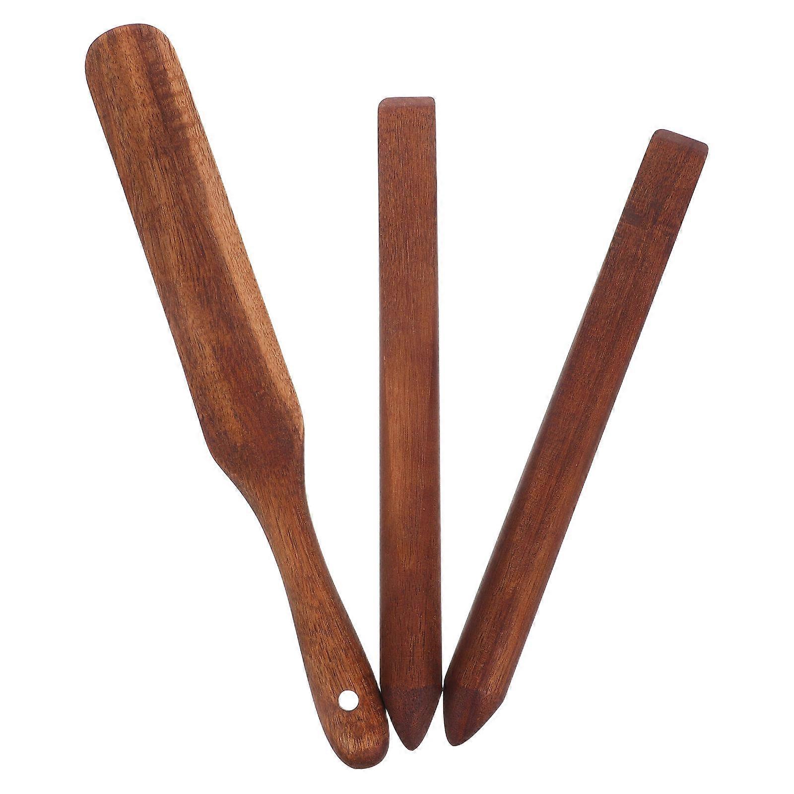 Solid Wood Bread Stir Stick for Sourdough Mixing 9Pcs Kitchen Tool