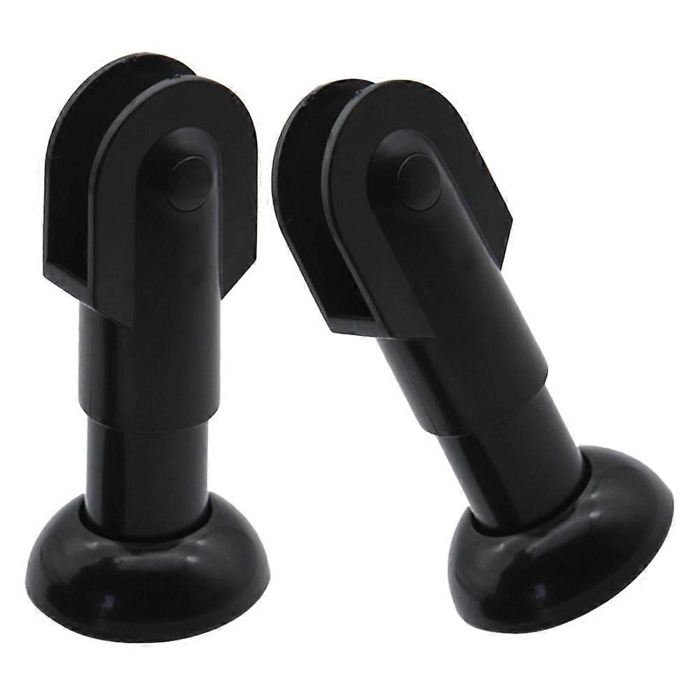 Restroom Partition Support Nylon Bracket for 4Pcs Toilet Divider Feet