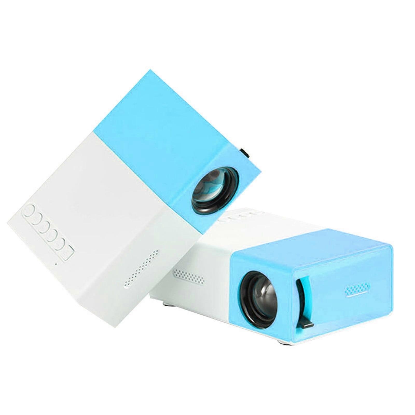 WJHWSX Portable Mini Projector,Portable Mini Projector Clearance,1080P Supported Movie Projector,Blue