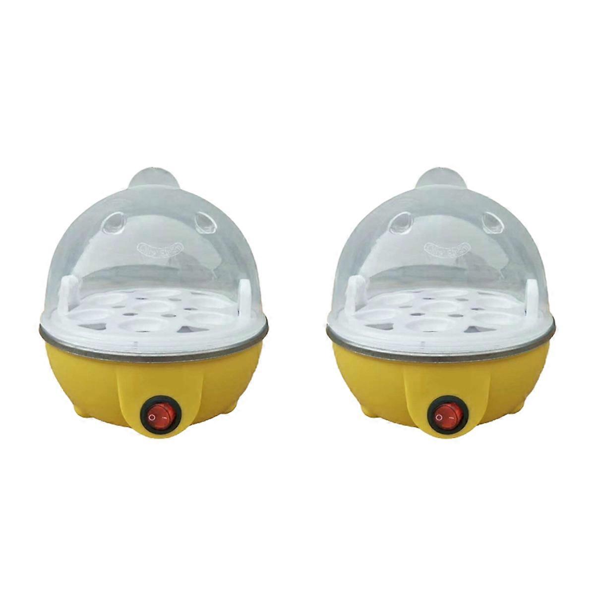 Rapid Egg Cooker: 7 Egg Capacity for Hard Boiled Eggs Yellow EU Plug