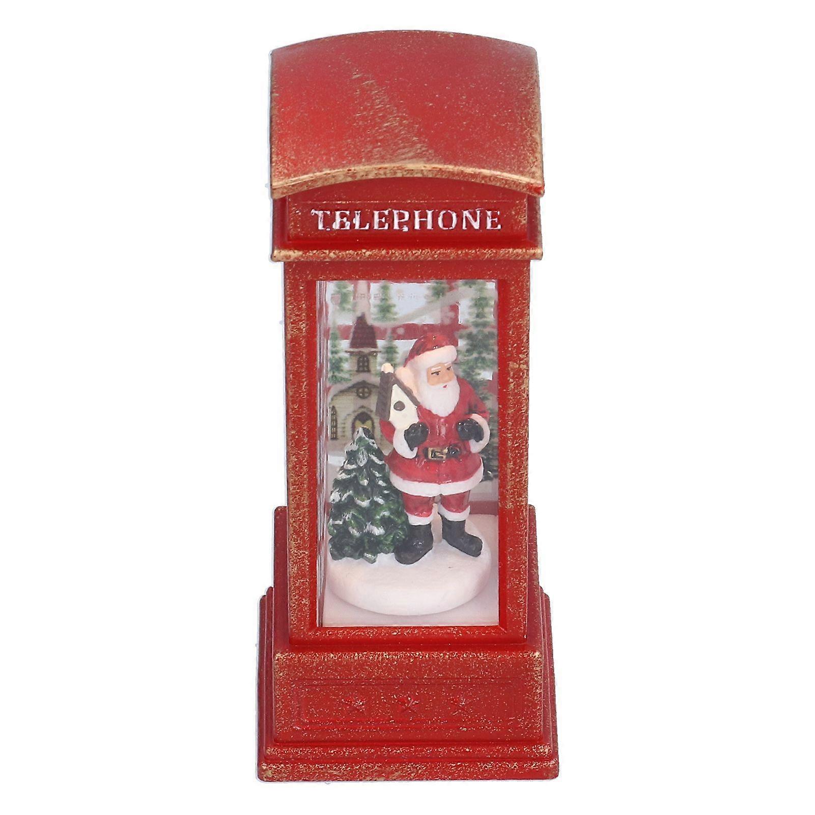 Christmas Decorative Lantern Christmas Table Night Light Lighted Snow Globe LanternOld Man