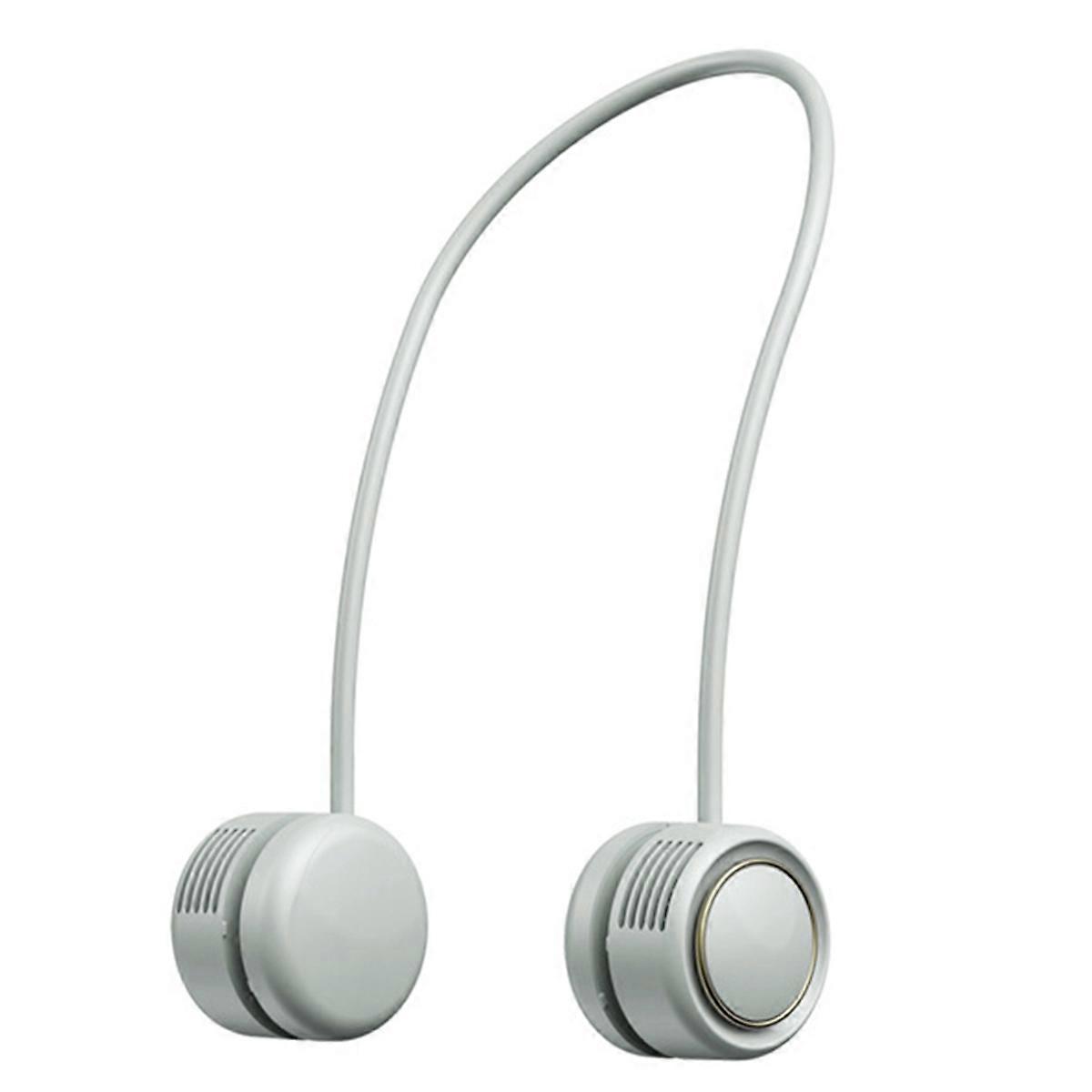 Leafless Lazy Person Usb Large Wind Portable Hanging Neck Fan