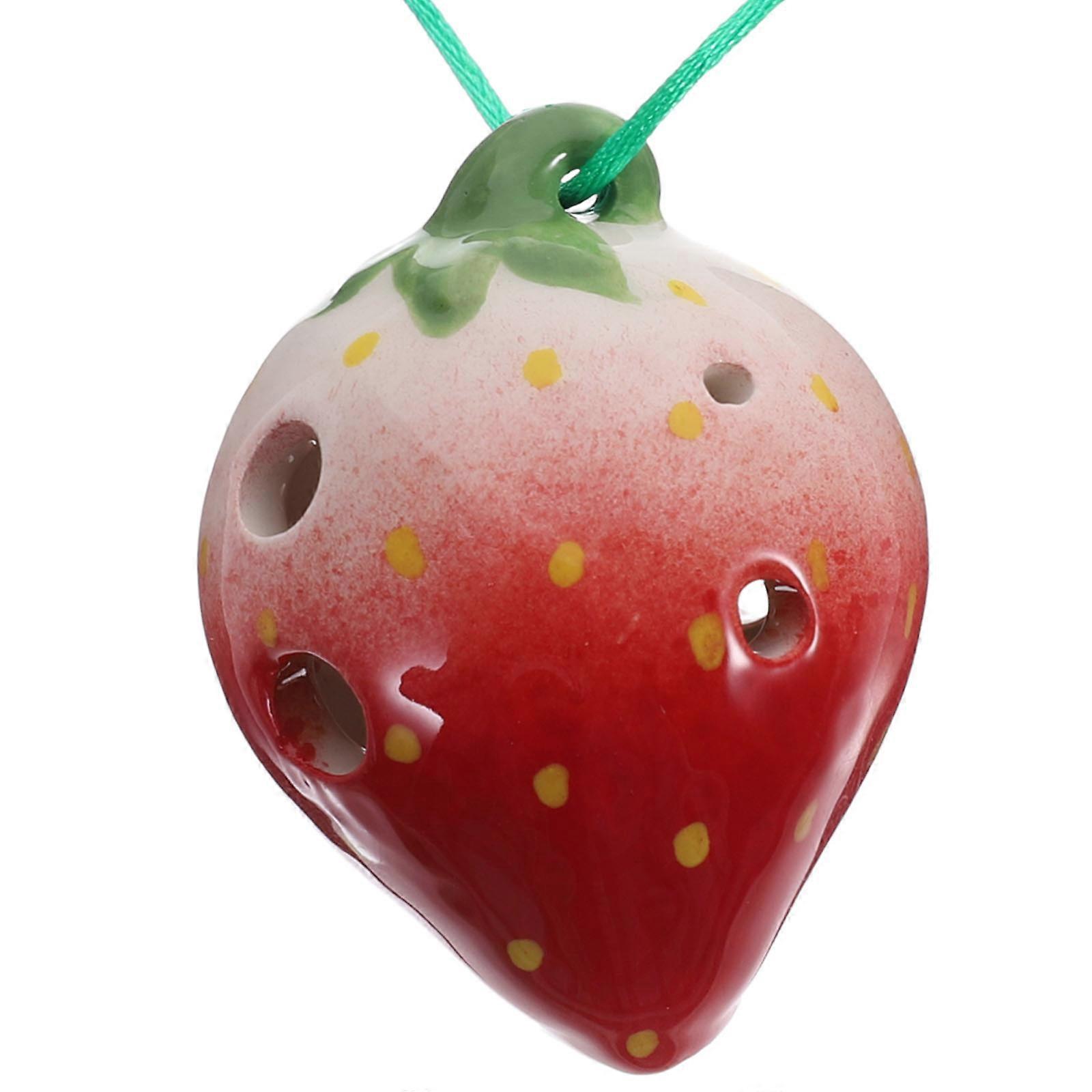 Beginner 6 Holes Ceramic Ocarina for Practice Wind Instrument 3Pcs