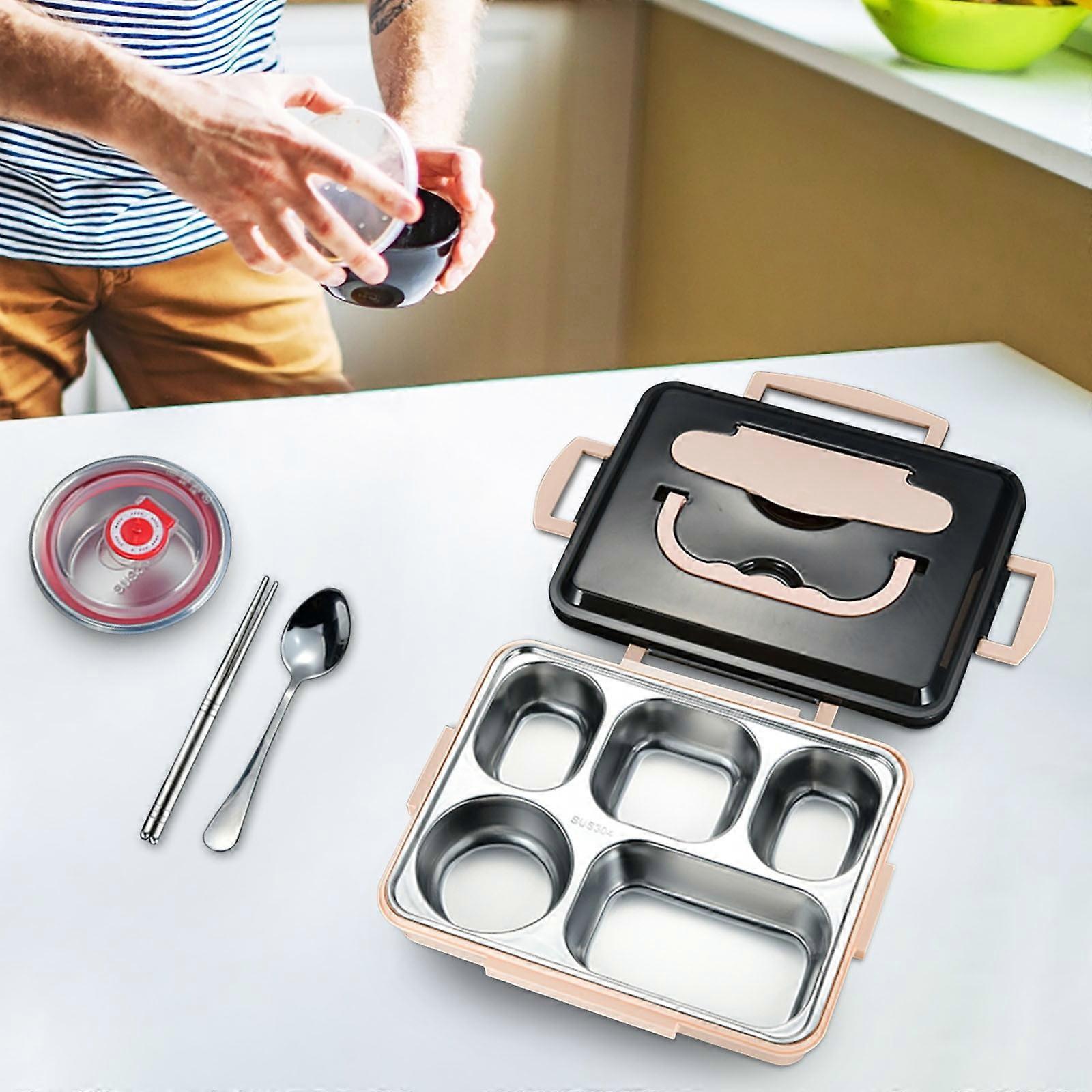 Back to School Savings! Fnyoxu Thermal Insulation Bento Box Tableware Set Portable Lunch Box Student Lunch Box