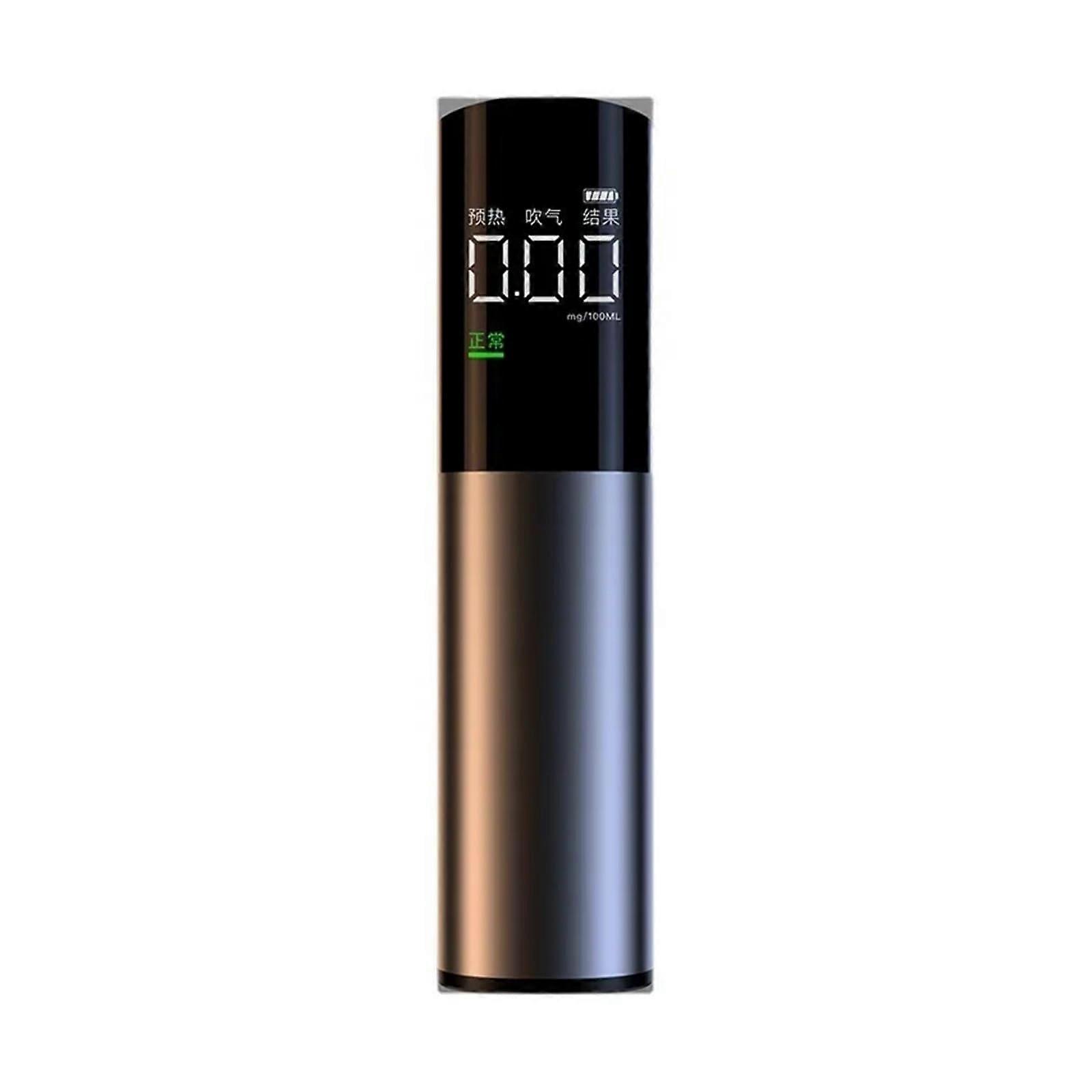 Portable Precision Alcohol Tester Breathalyzer Smart SelfTest Drinking Detection Device Chinese Version