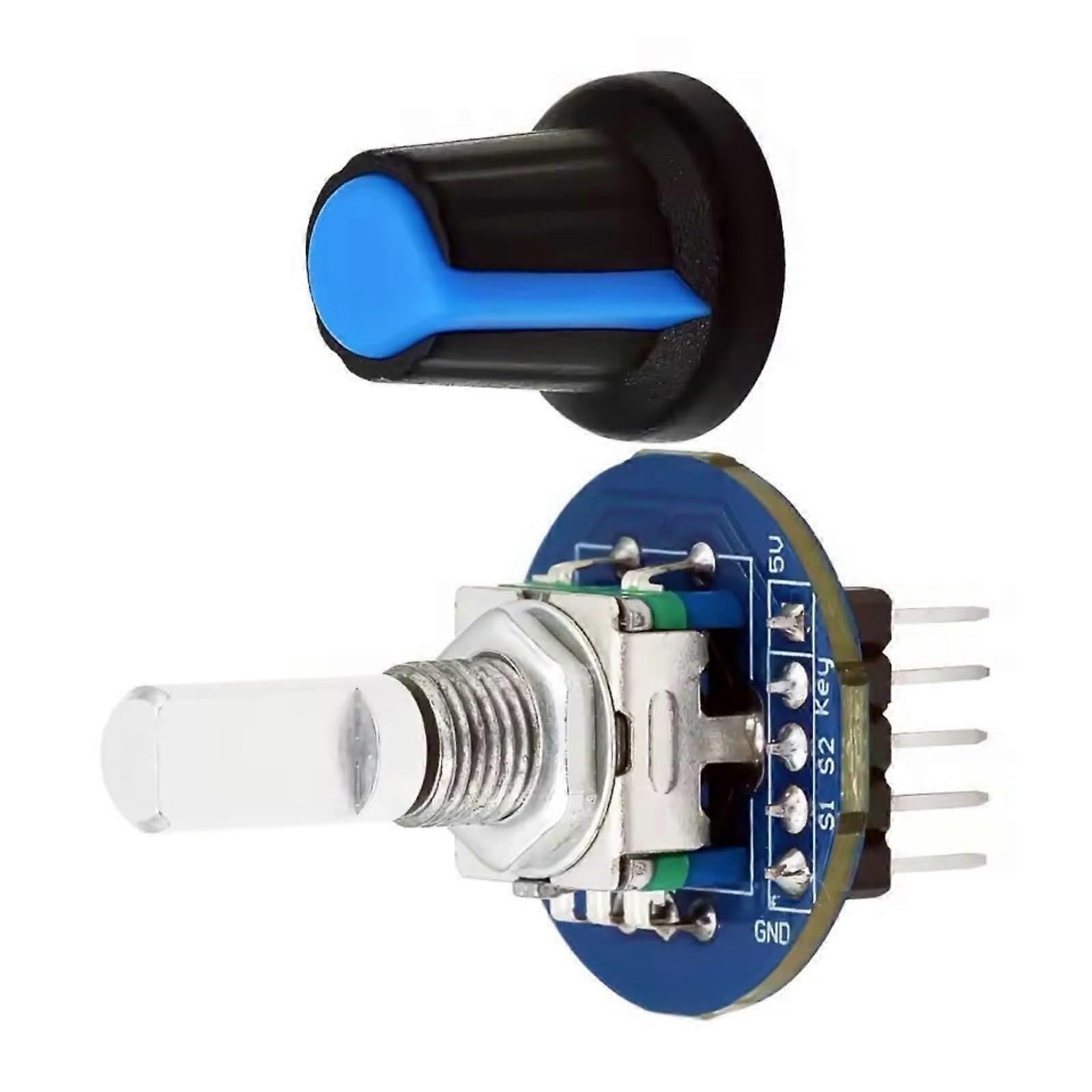 360 Degree Rotary Position Rotary Encoders For Microcontrollers 5V Power Supply Digital Output Smooth Knob Module