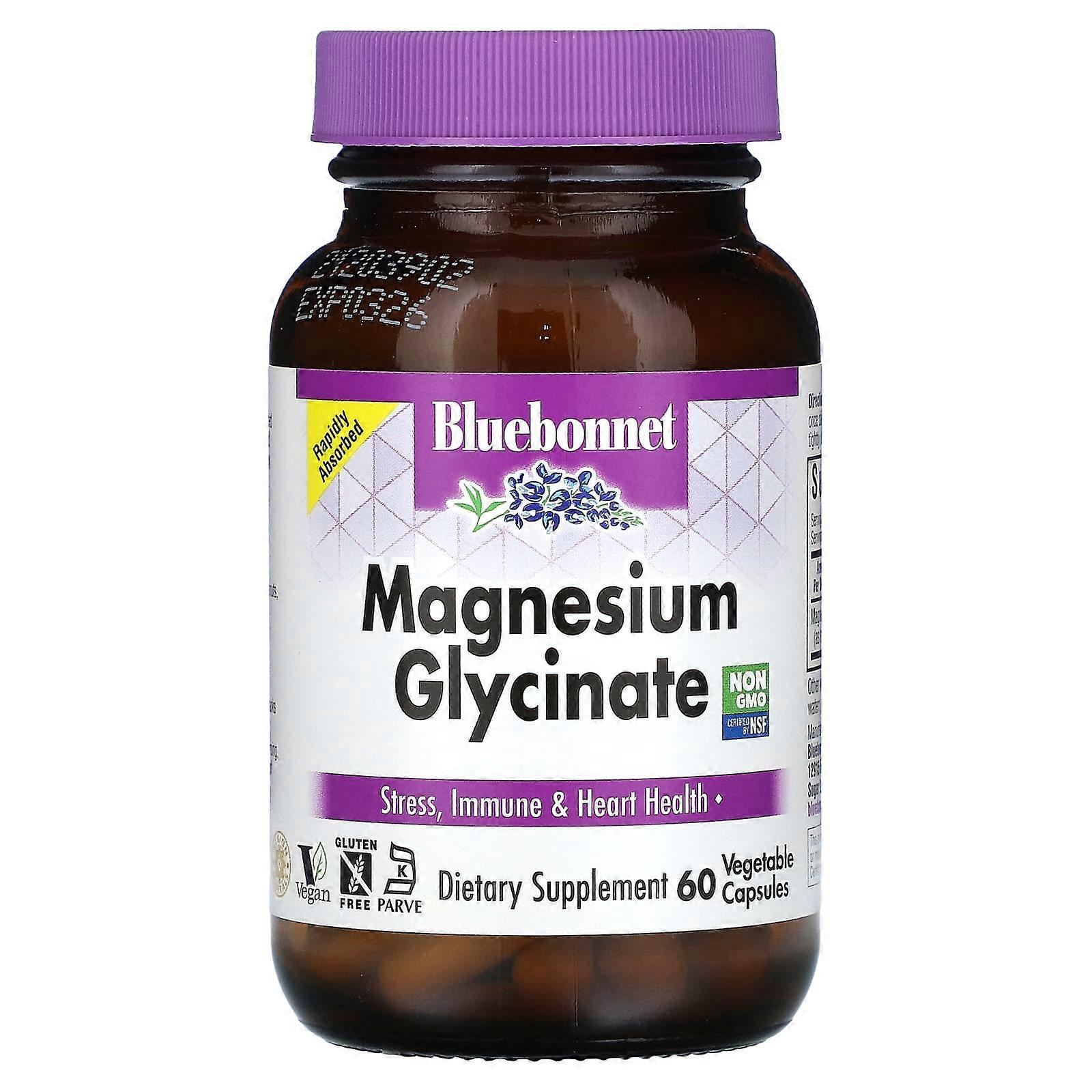 Magnesium Glycinate, 60 Vegetable Capsules