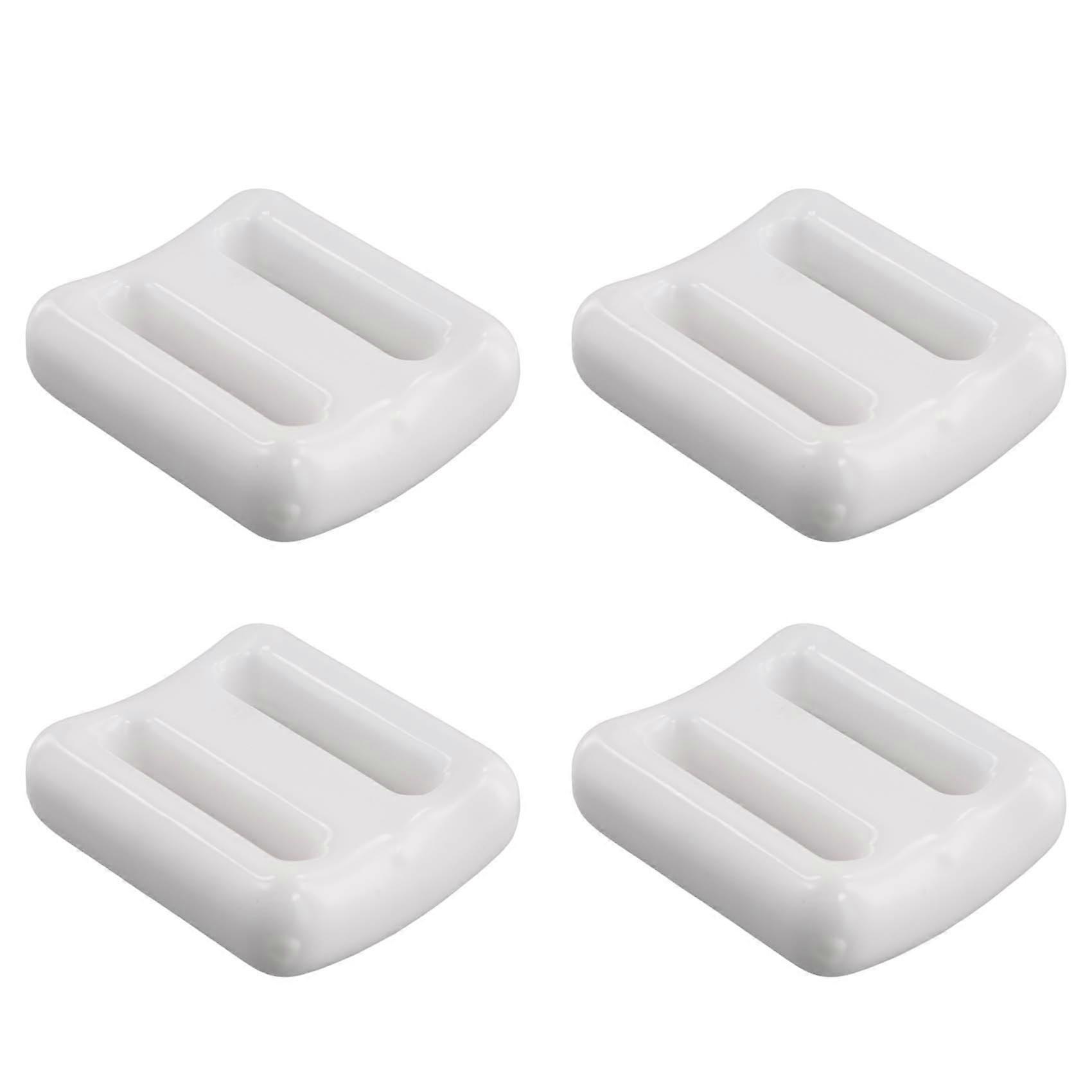 4X Dive Weights for Scuba Diving Weight Belt Coated Lead Diving Weights Coated Dive Weights, 1000g White
