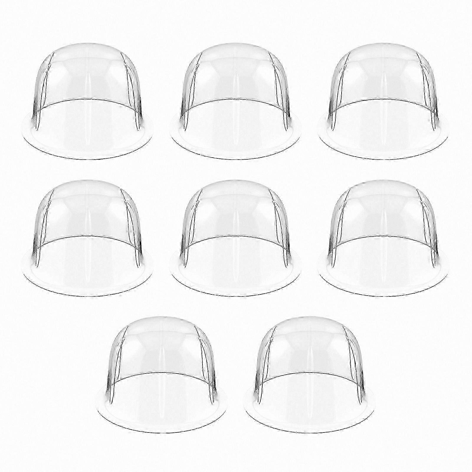 Adjustable Plastic Hat Display Stands - 8 Pack Freestanding Rack for Collectors