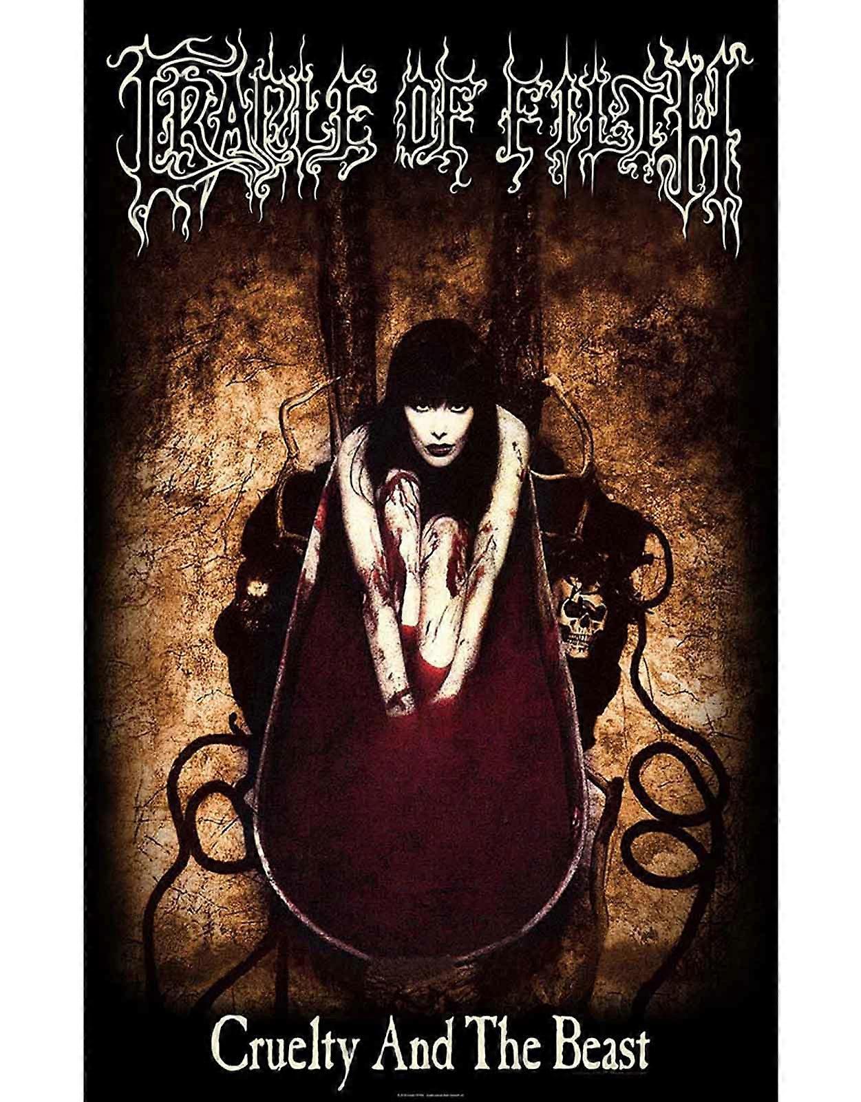 Cradle Of Filth Cruelty And The Beast Textile Poster