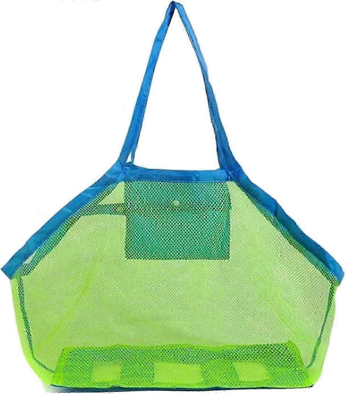 Beach Bag-Reusable Mesh, Lightweight Foldable Fabric, Durable High Density Not Easy to Tear for Beac