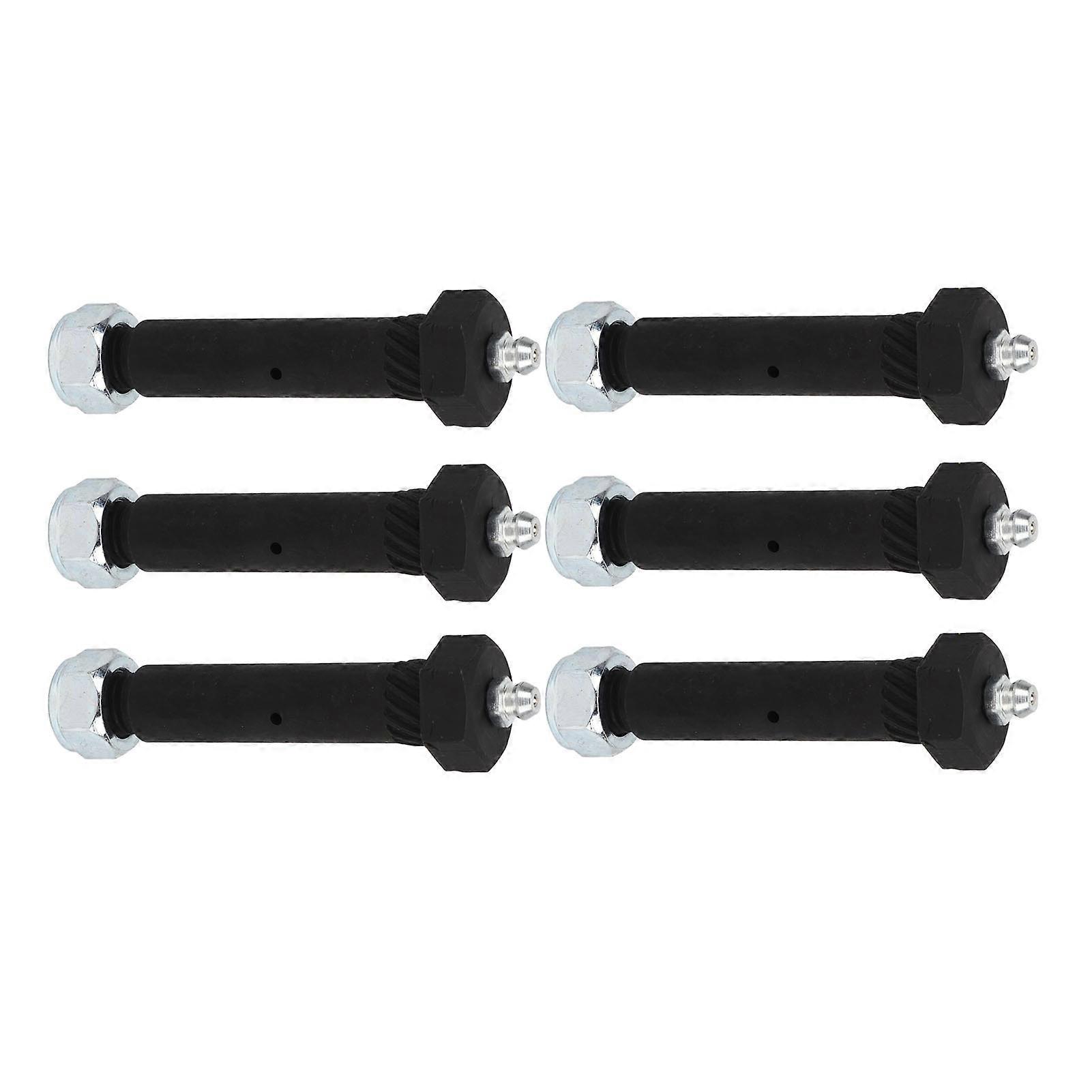 Trailer Axle Spring Shackle Bolt with Locknut Steel Grease Type Eye Wet Bolt for 2000 3500 5200 6000 7000 Axles