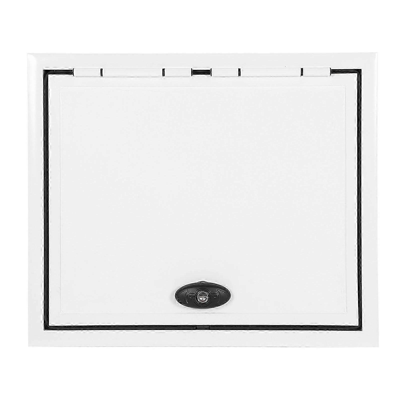Square RV Baggage Door with Lock Support Rod 24 X 24 Inches for Camper