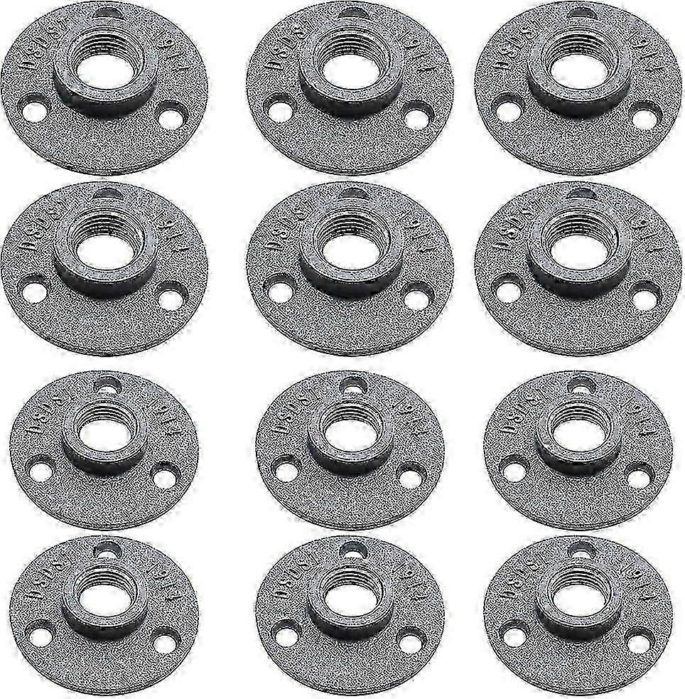12 pieces of DN15/4 points/three-hole flange base
