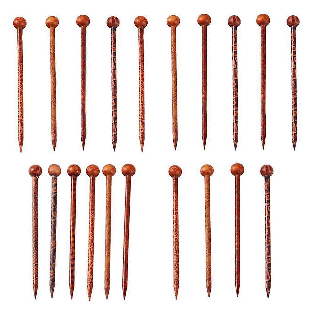 Bâtonnets à cheveux chinois en forme de bêche