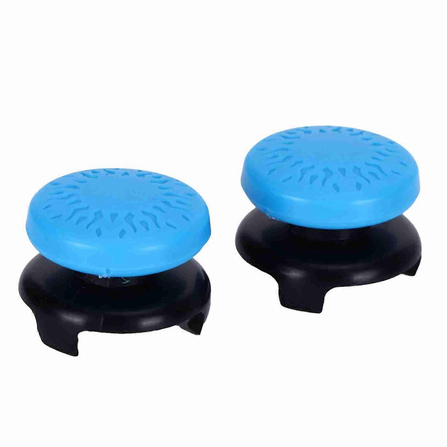 2Pcs Thumbstick Soft Silicone Cover Grip Stick Joystick Controller Gamepad Key Cap for PS5Blue