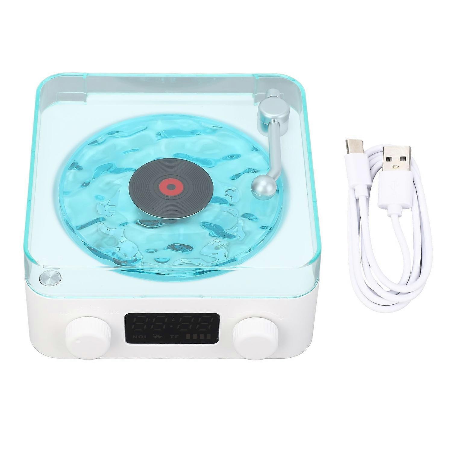 Waves Bluetooth Speaker Portable Waves White Noise Record Player Speaker for Office