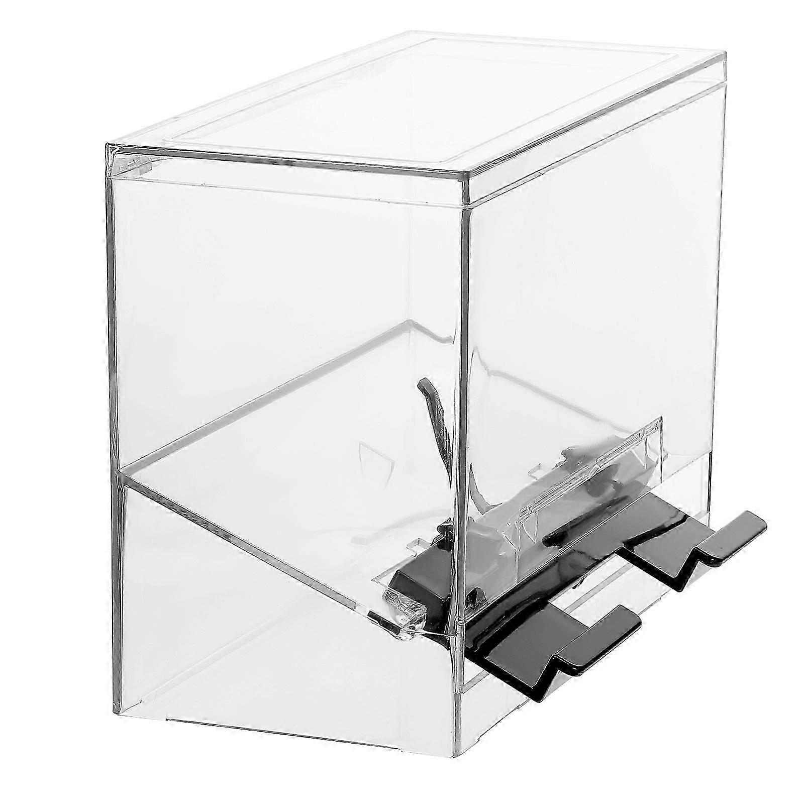 Reusable Straw Storage Container Clear Acrylic Dispenser Restaurant Usage 23.00X17.00X11.00CM 1Pack