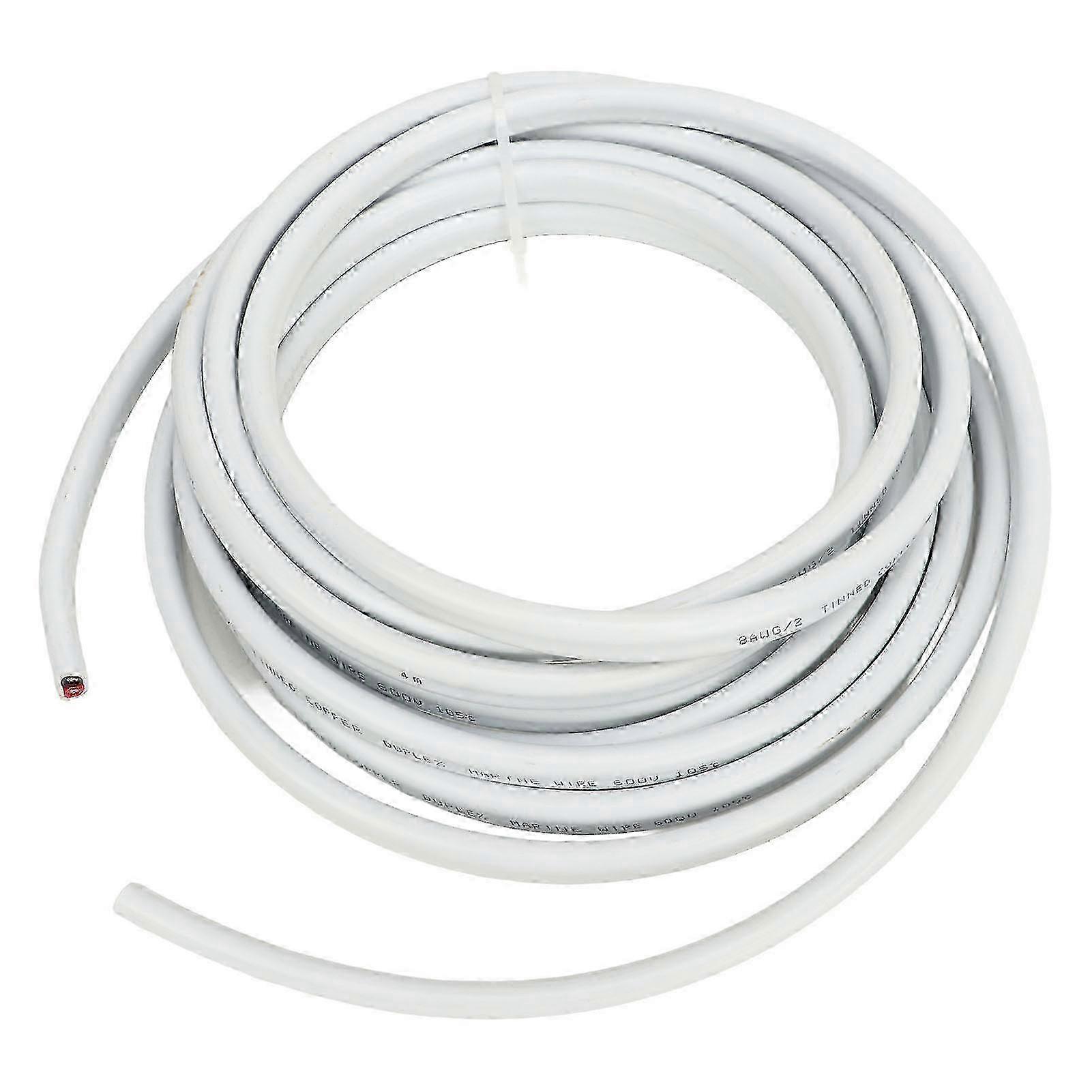 8AWG Marine Wire 600V Tinned Copper PVC Insulation Electrical 8 Gauge Boat Cable for Vehicle Speaker System 10FT 2025