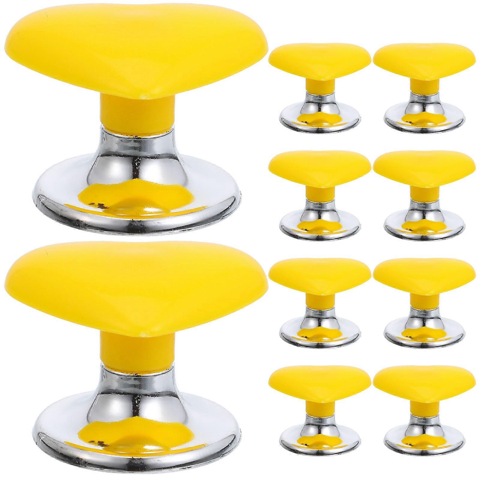 Heart Shape Toilet Button Pusher for Toilet Tank Use 10Pcs