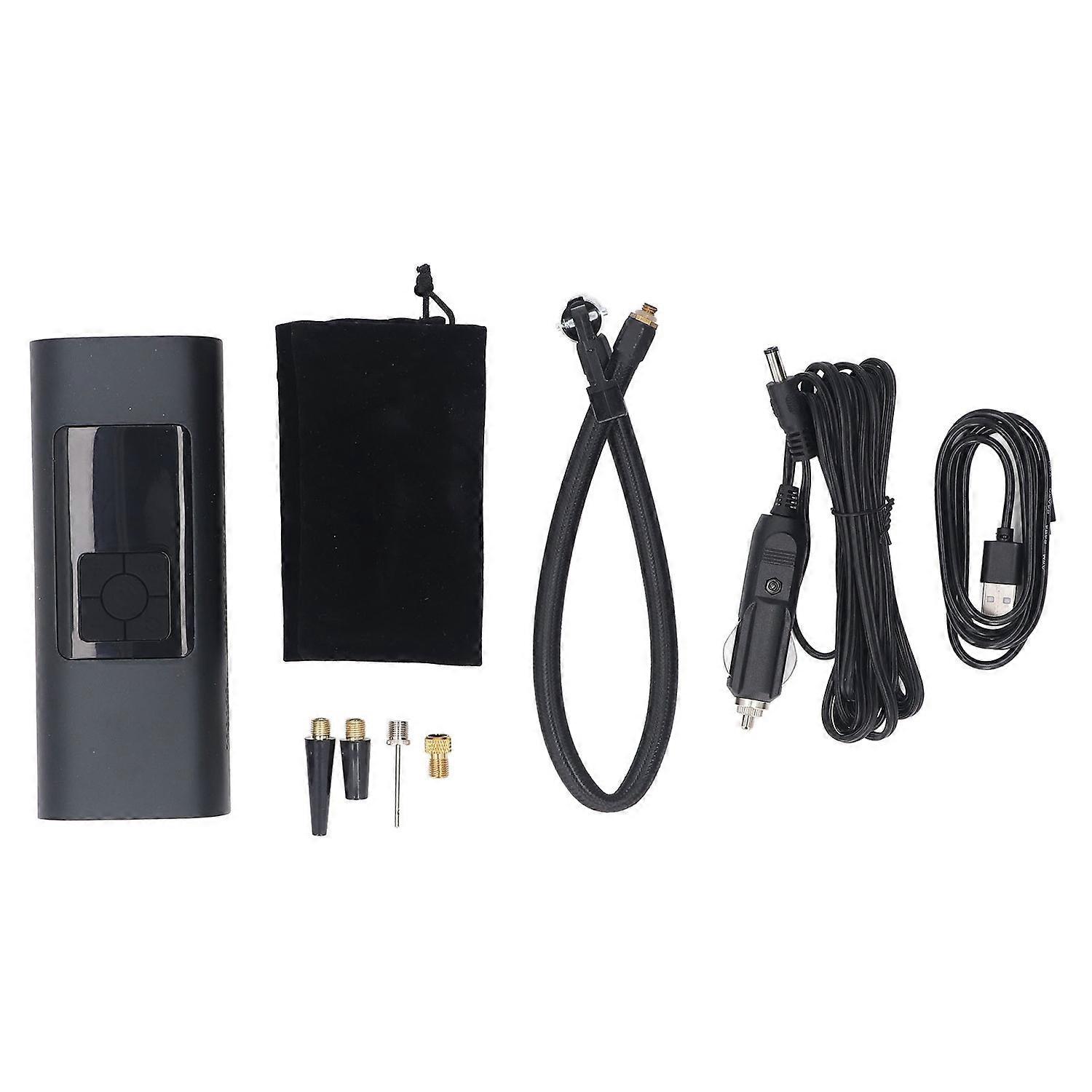 Portable Tire Inflator Cordless Fast Inflation 150PSI LED Display Auto Shut Off 6000mAh Battery Elec